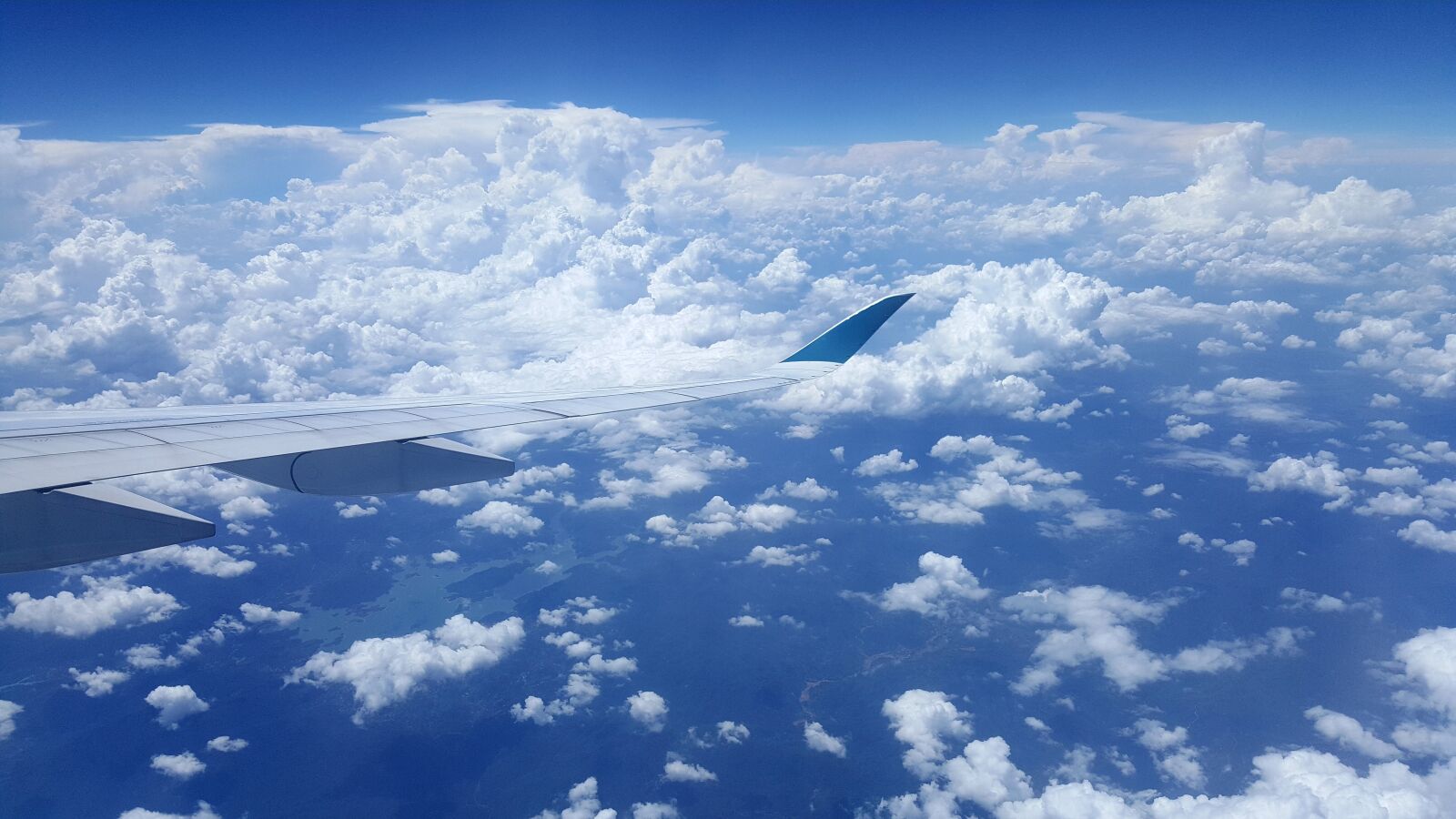 Samsung Galaxy Note5 sample photo. Sky, cloud, plane photography