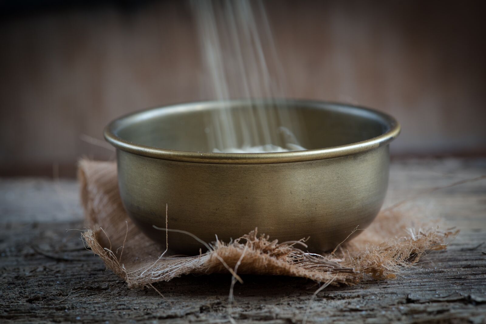 Nikon D750 sample photo. Bowl, brass, brass bowl photography