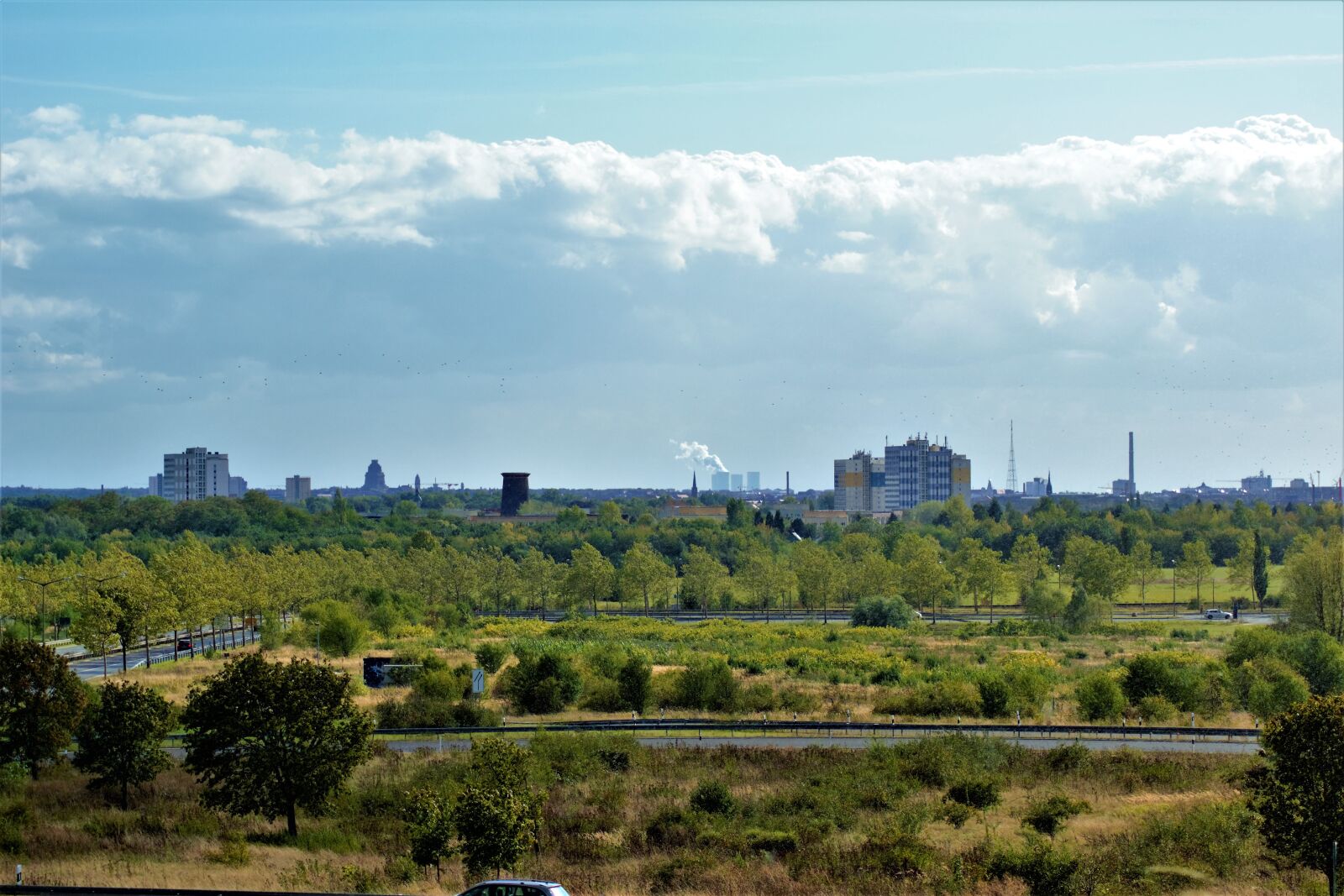 Nikon D3100 sample photo. Leipzig, view, clouds photography