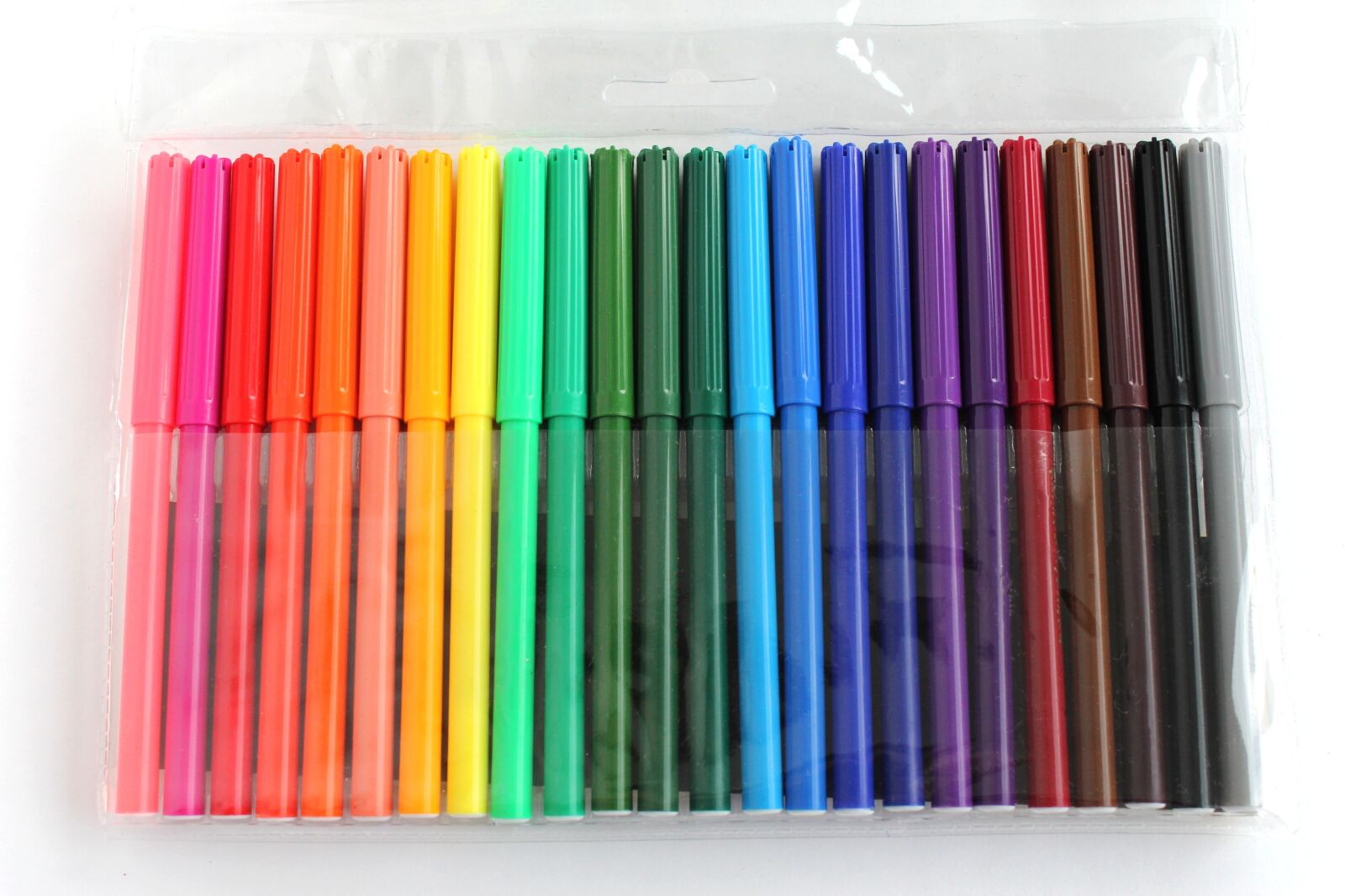 Canon EOS 60D sample photo. Felt tip pens, packaging photography