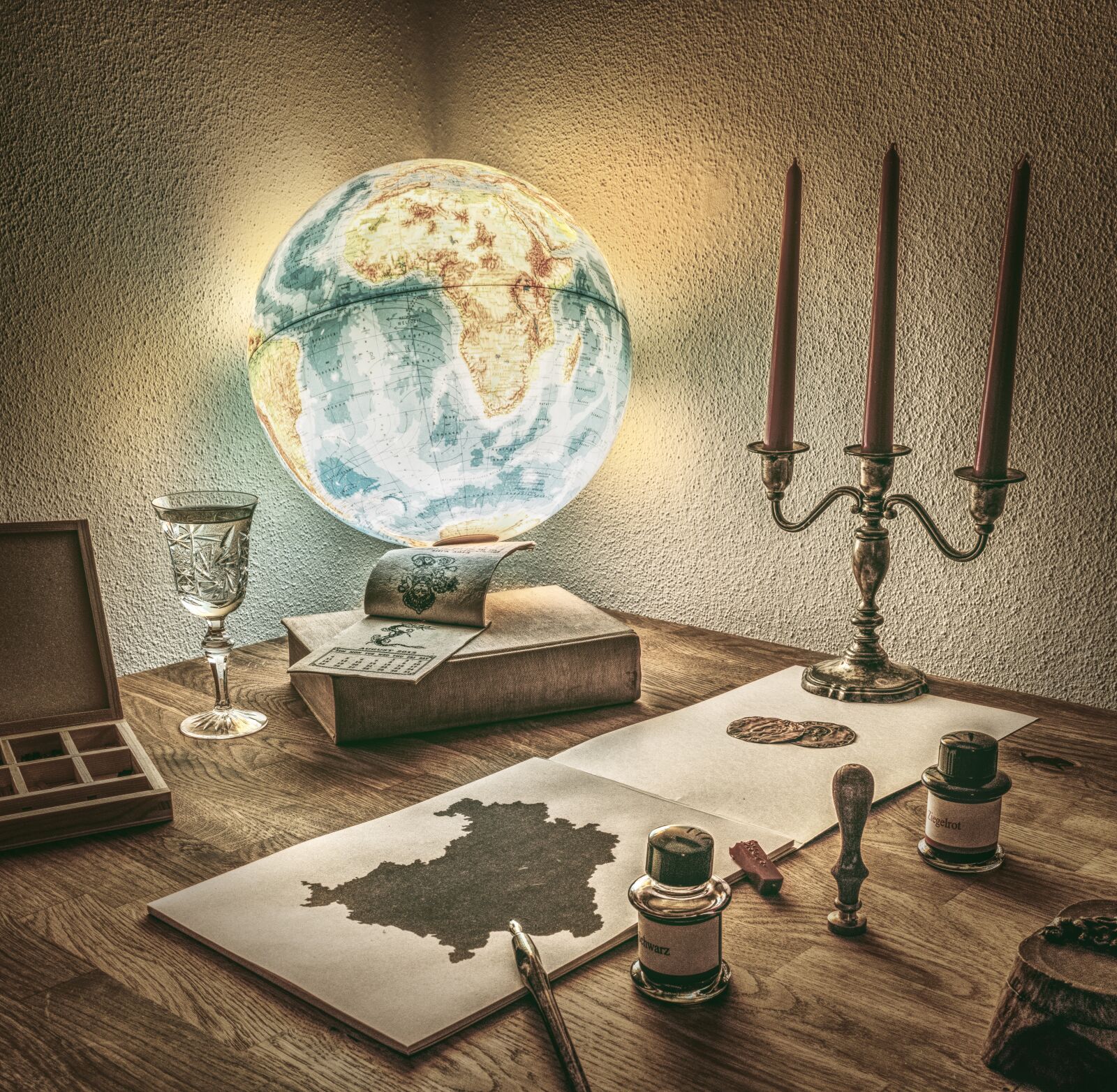Sony a6300 + Sigma 30mm F2.8 EX DN sample photo. Rustic, ancient, map photography