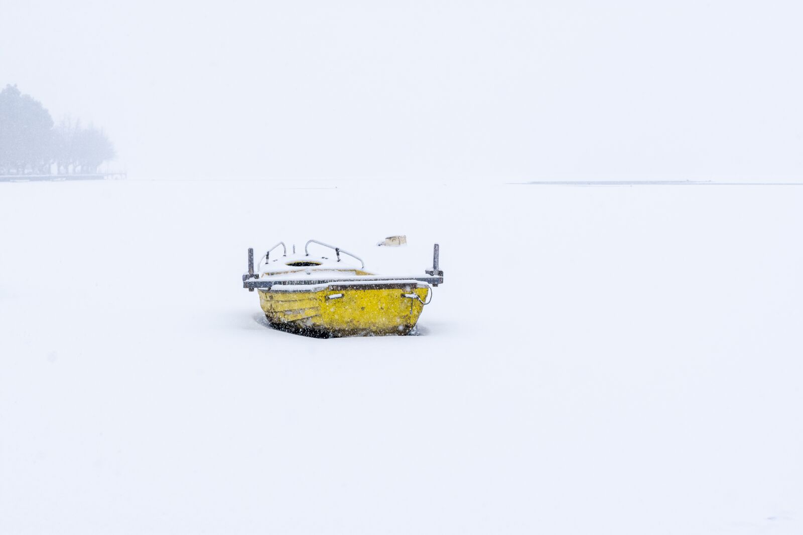 Tamron SP 24-70mm F2.8 Di VC USD sample photo. Snow, winter, lake photography