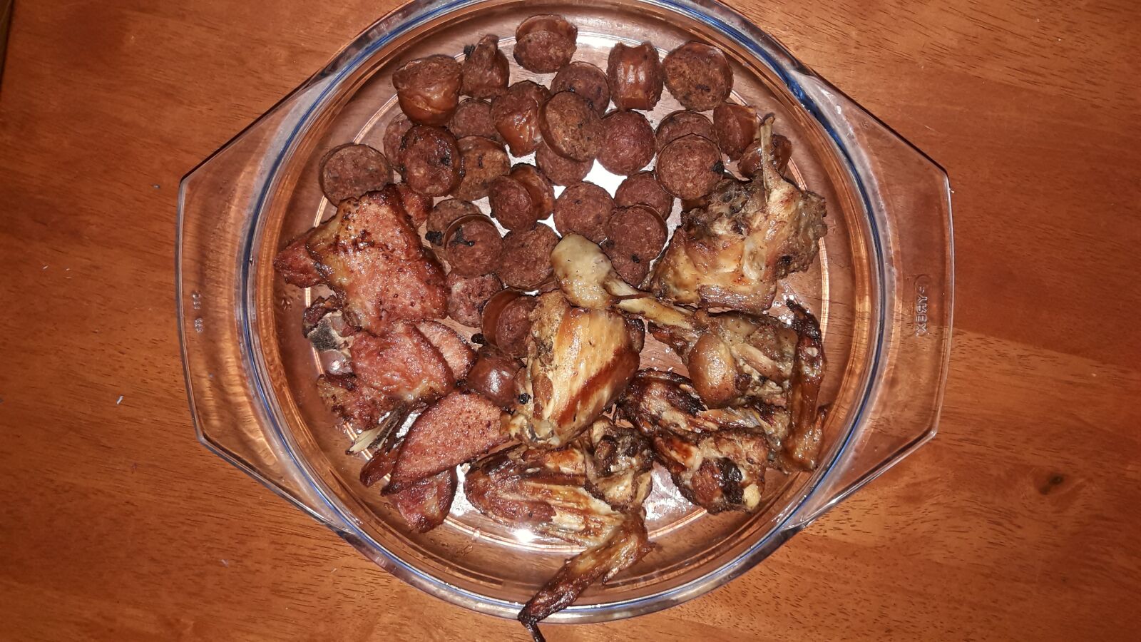 Samsung Galaxy J7 Neo sample photo. Fried meat, chicken, fresh photography