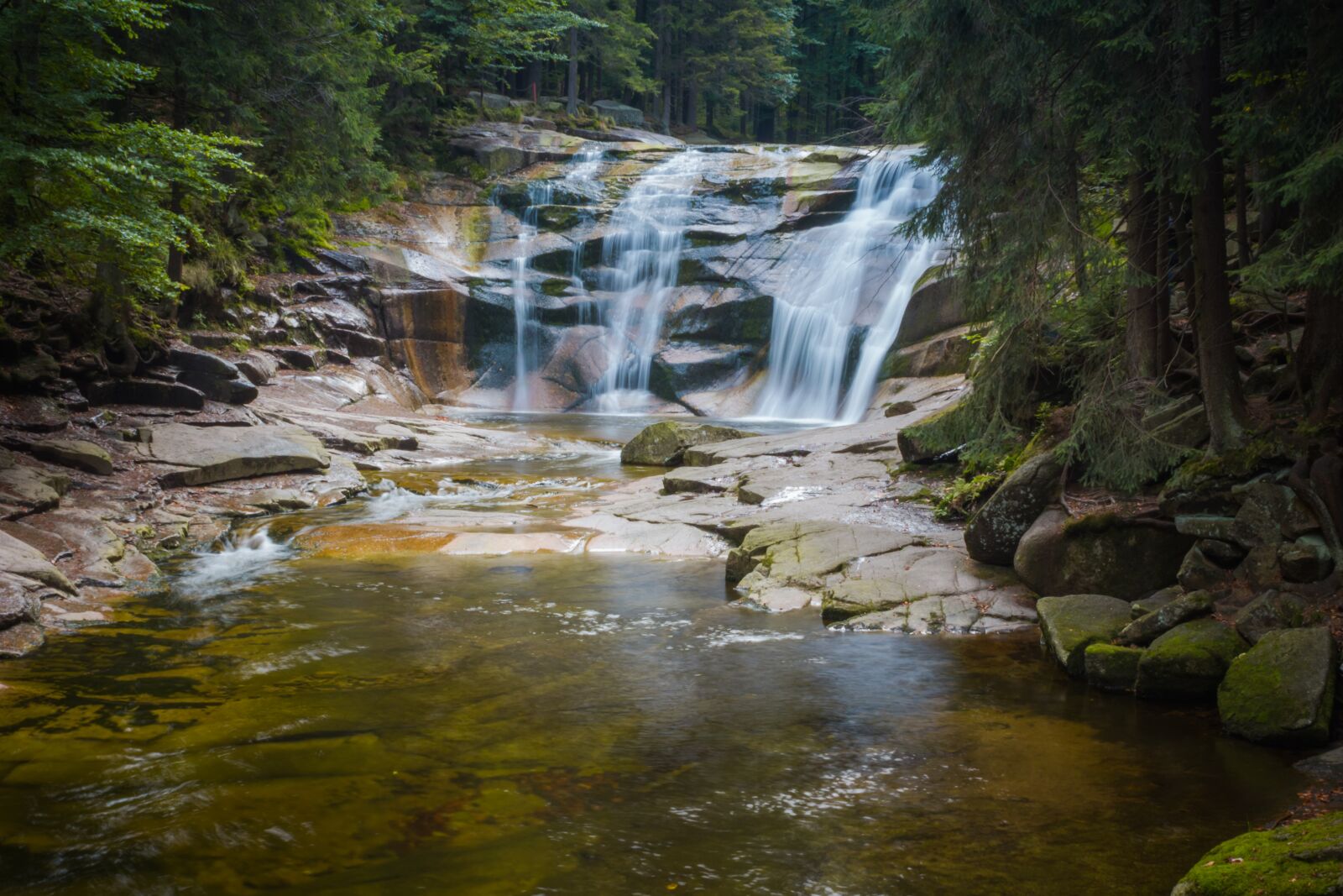 Canon EOS 100D (EOS Rebel SL1 / EOS Kiss X7) sample photo. Waterfall, water, nature photography