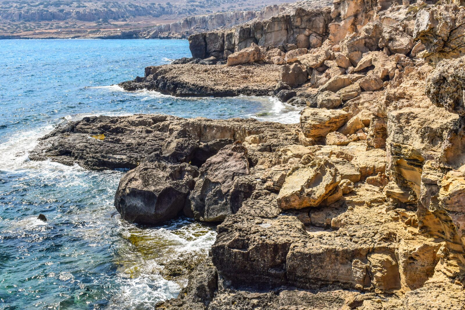 Nikon D3300 sample photo. Coastline, rock formation, erosion photography