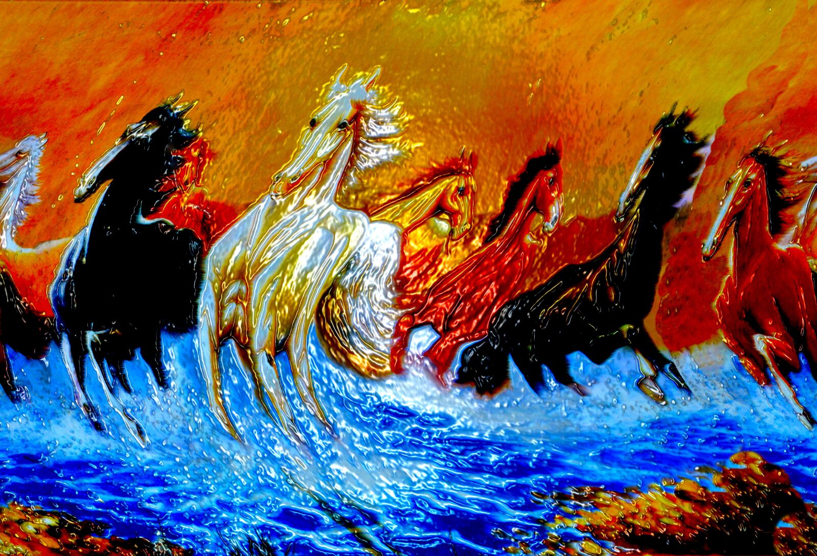 Nikon D5200 sample photo. Horses, art, picture photography