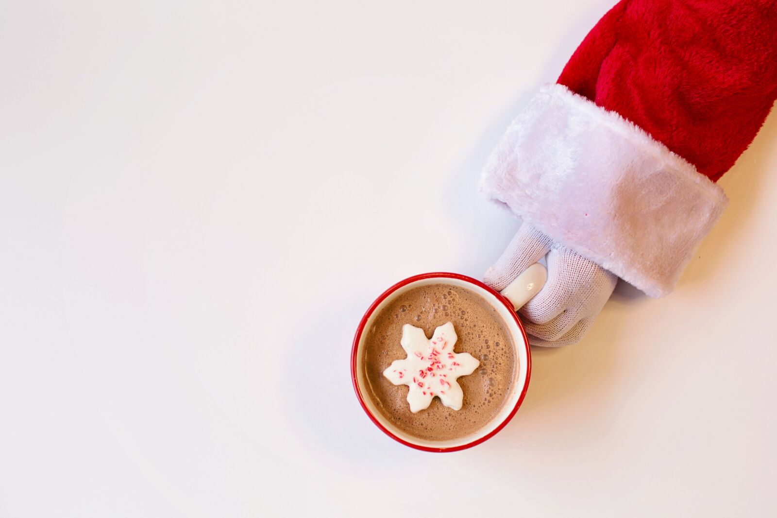 Canon EF 50mm F1.4 USM sample photo. Santa claus, white background photography