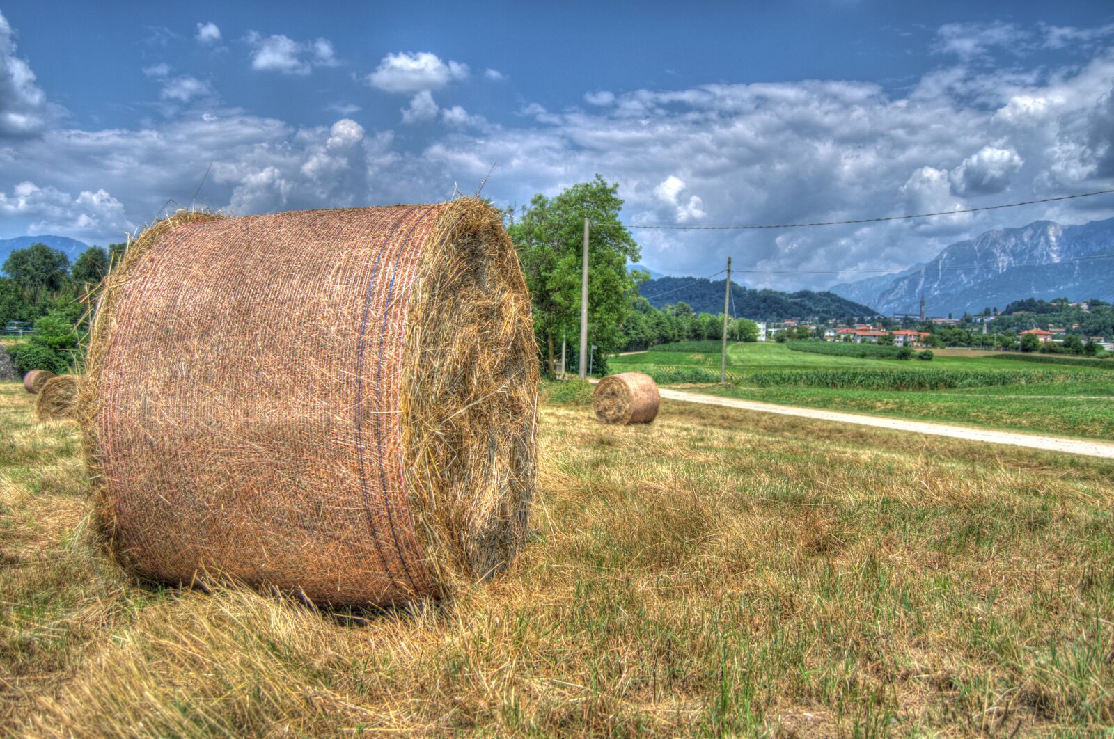 Nikon D5100 sample photo. Bales, hay, agriculture photography