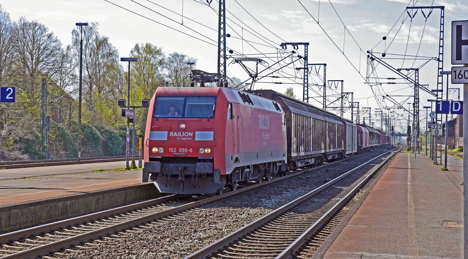 Panasonic Lumix DMC-GH3 sample photo. Freight train, deutsche bahn photography