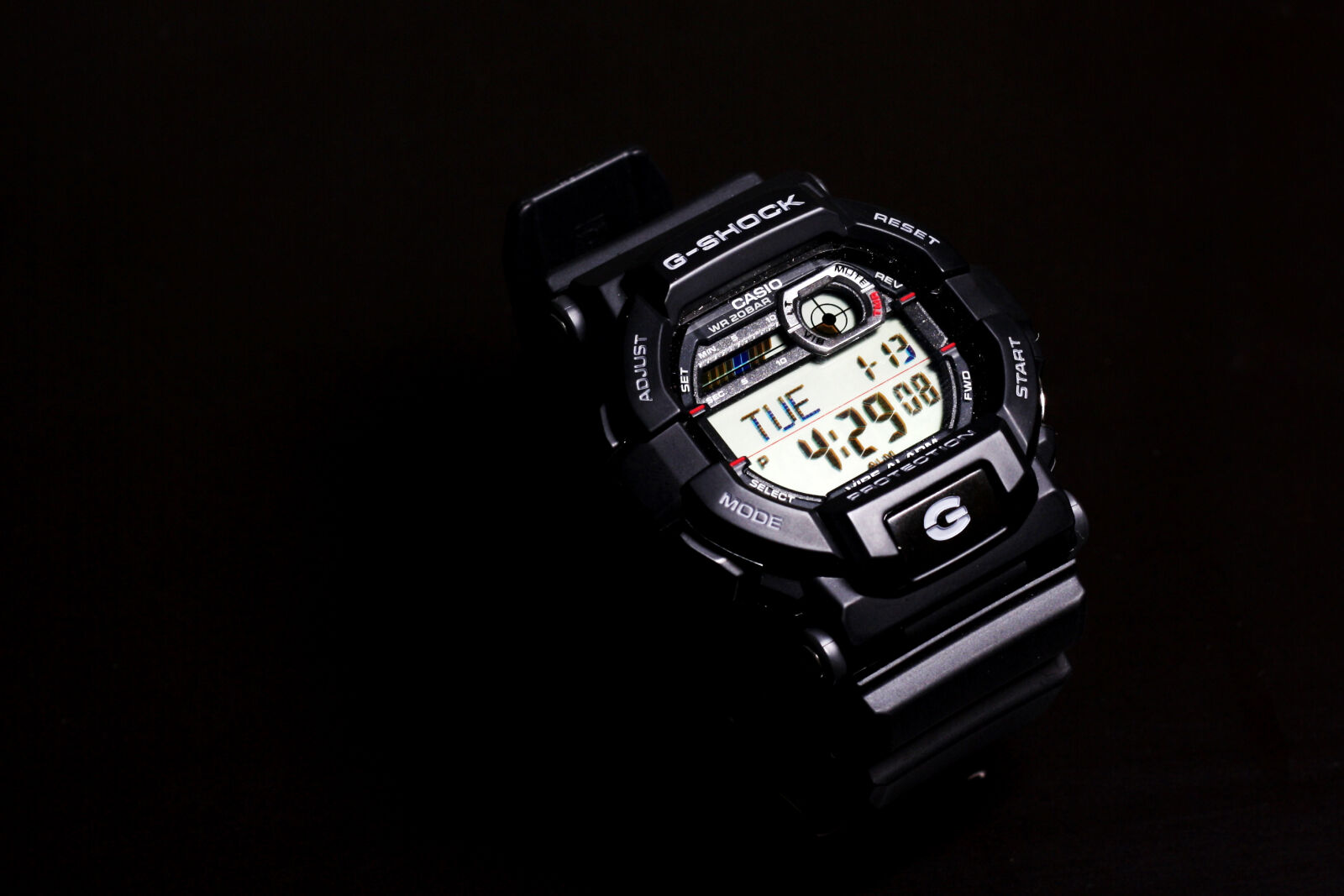 Canon EOS 1000D (EOS Digital Rebel XS / EOS Kiss F) sample photo. Casio, g, shock, time photography