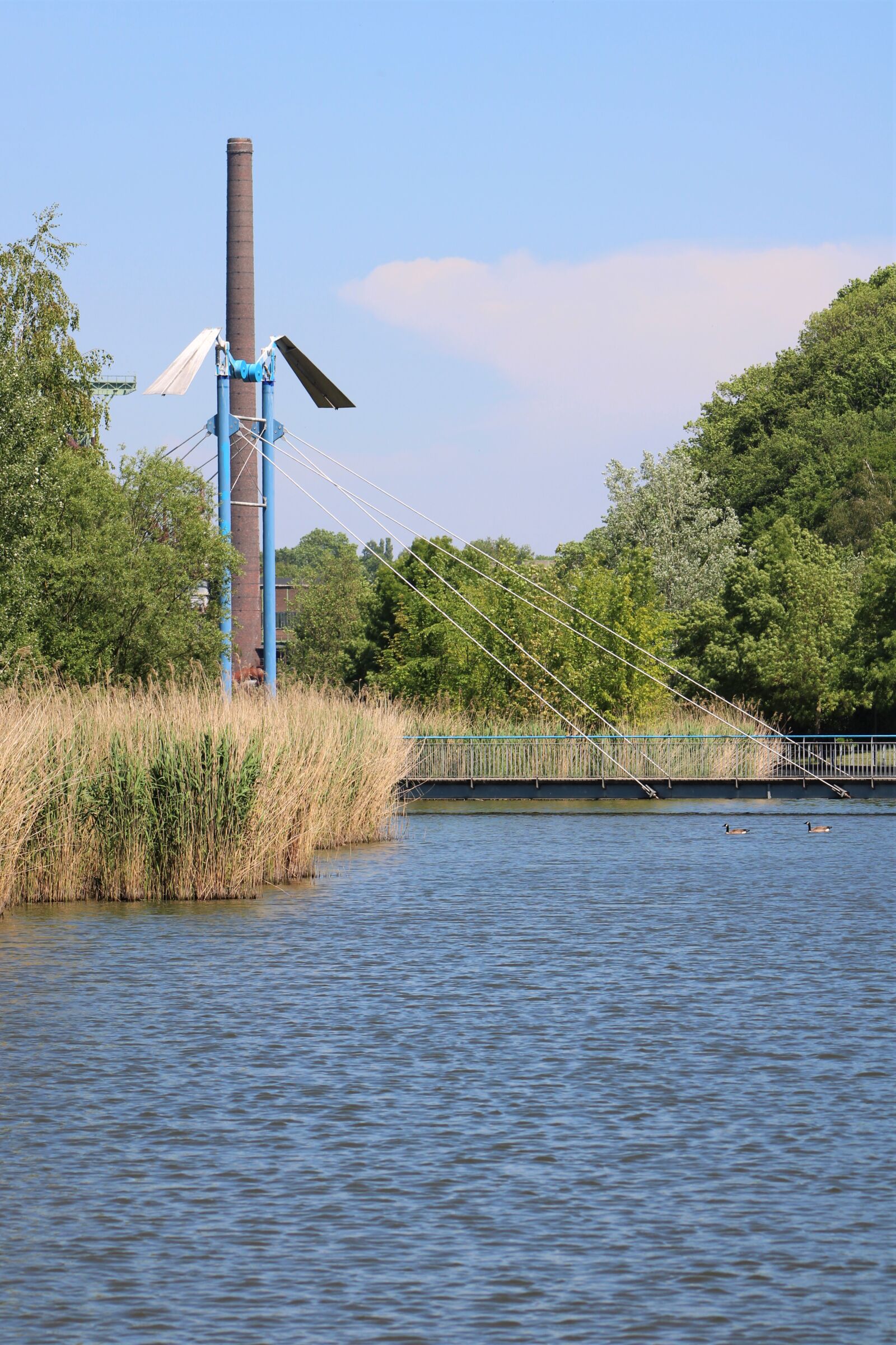 Canon EF75-300mm f/4-5.6 sample photo. Water, metal, view photography