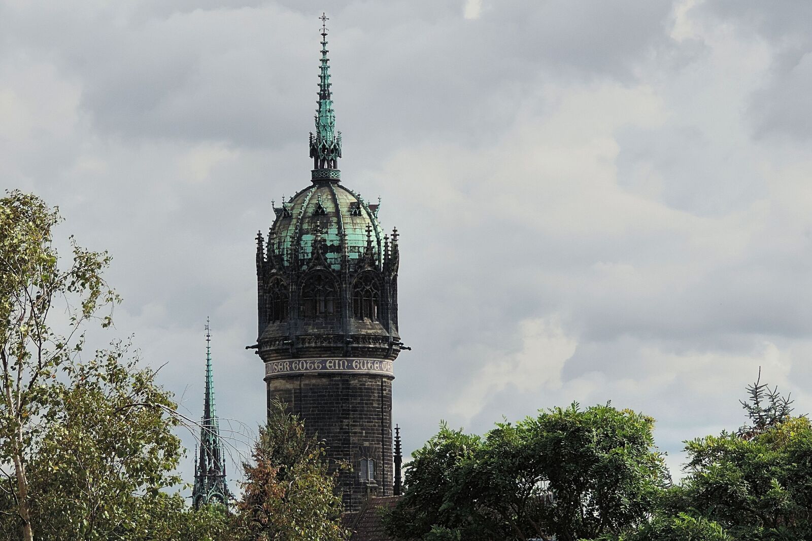 Nikon Coolpix P520 sample photo. Steeple, castle church-wittenberg, germany photography