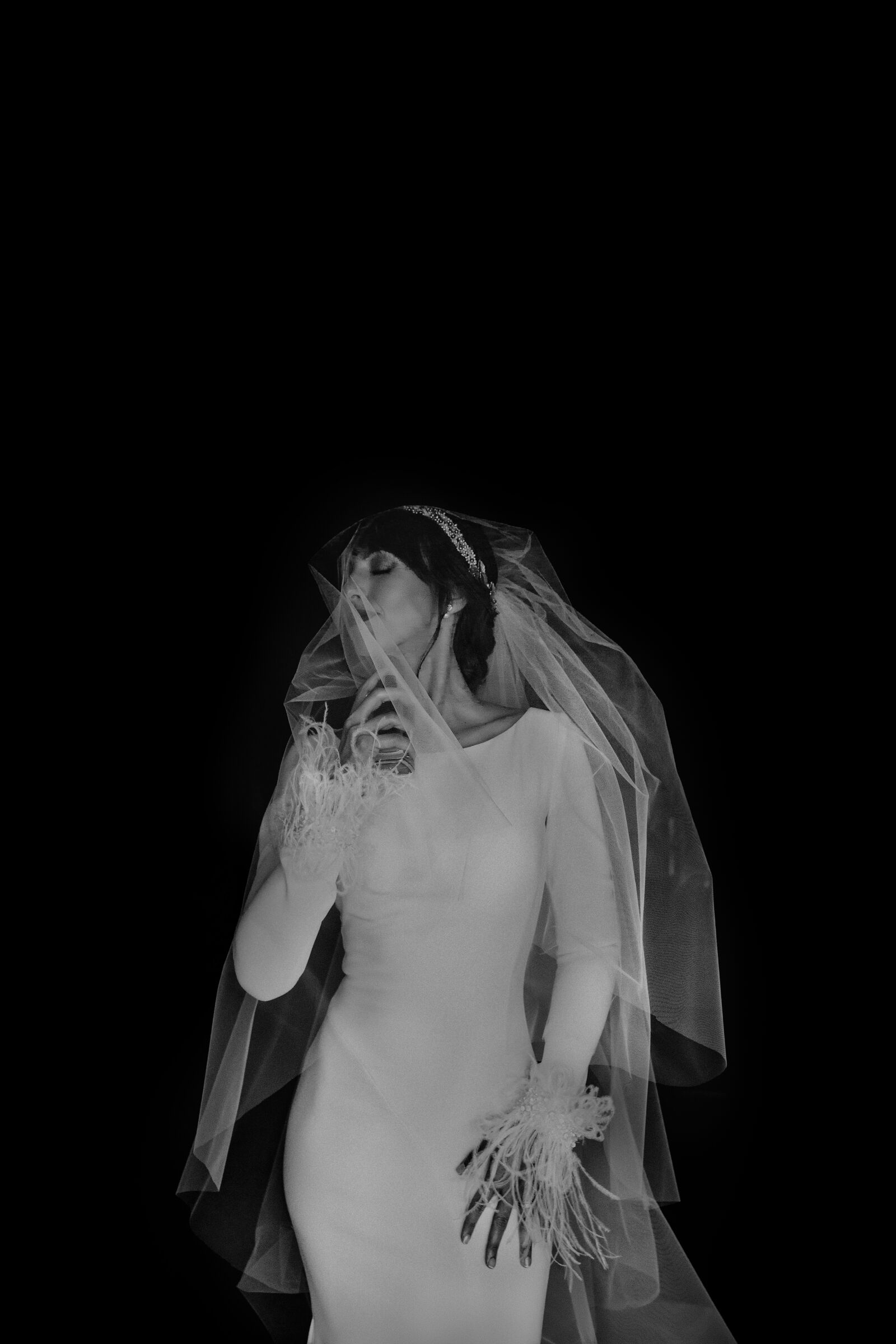 Canon EOS 6D sample photo. Wedding, black and white photography
