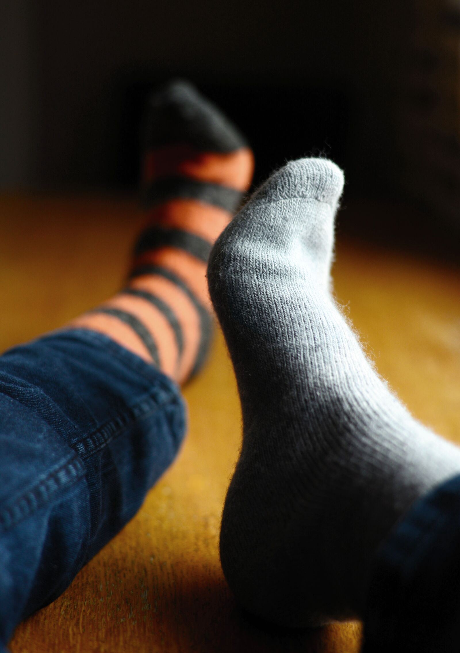 Nikon D610 sample photo. Socks, different, bi color photography