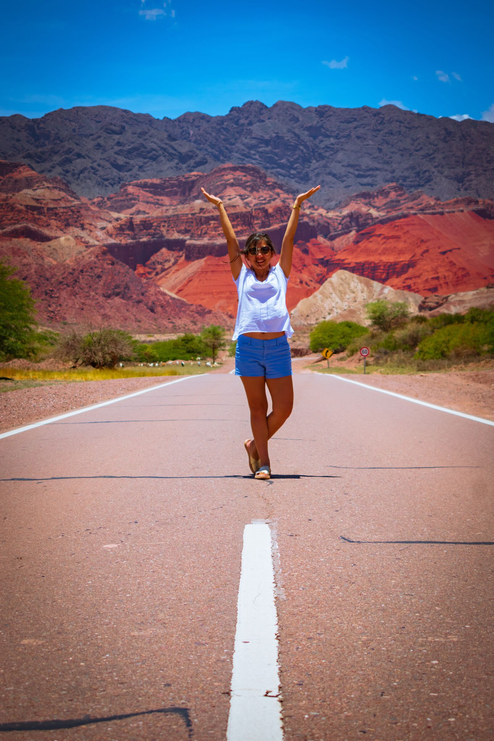 Nikon D3400 sample photo. Girl, route, color photography