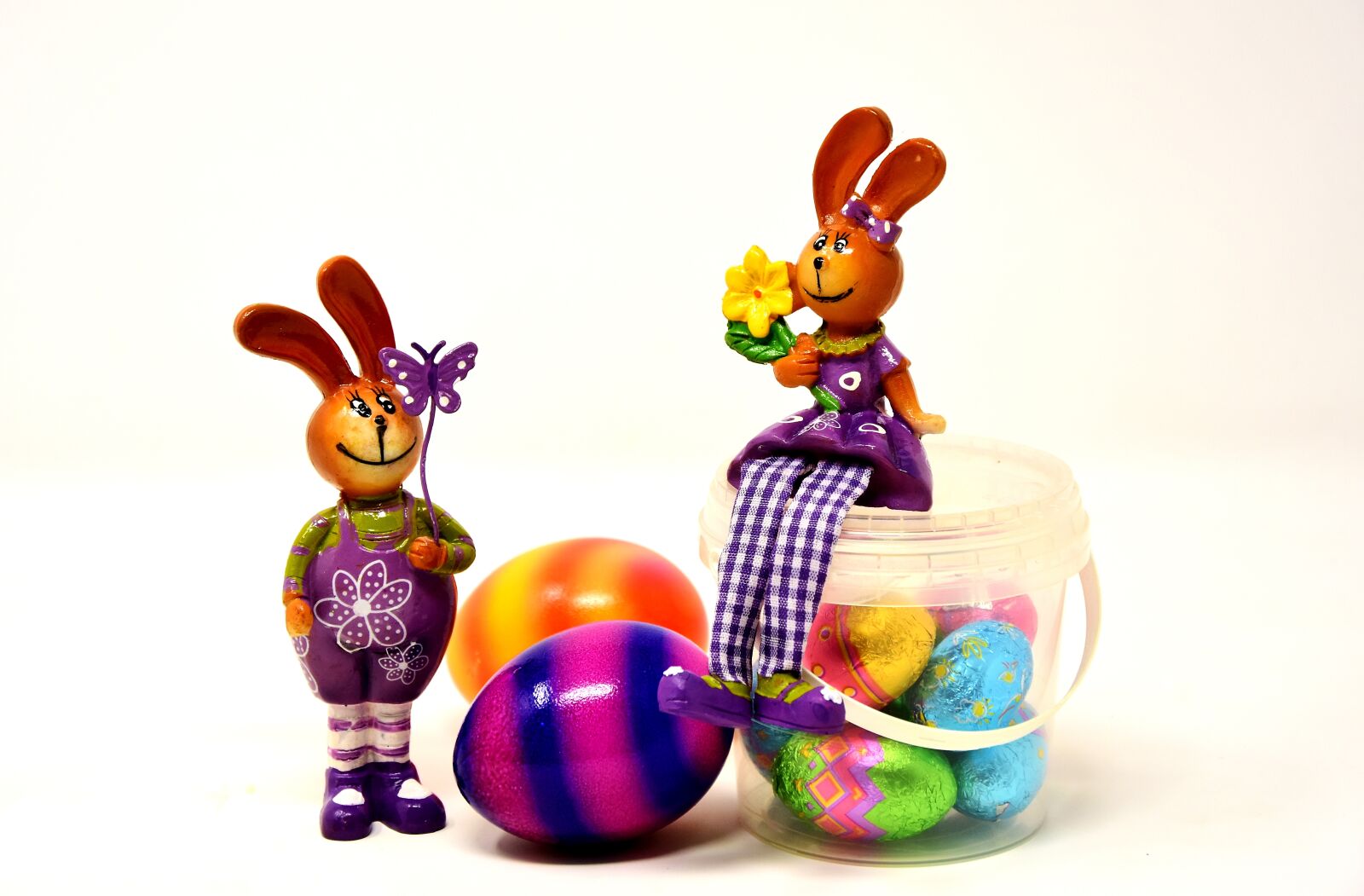 Nikon D7200 sample photo. Easter, easter bunny, pair photography