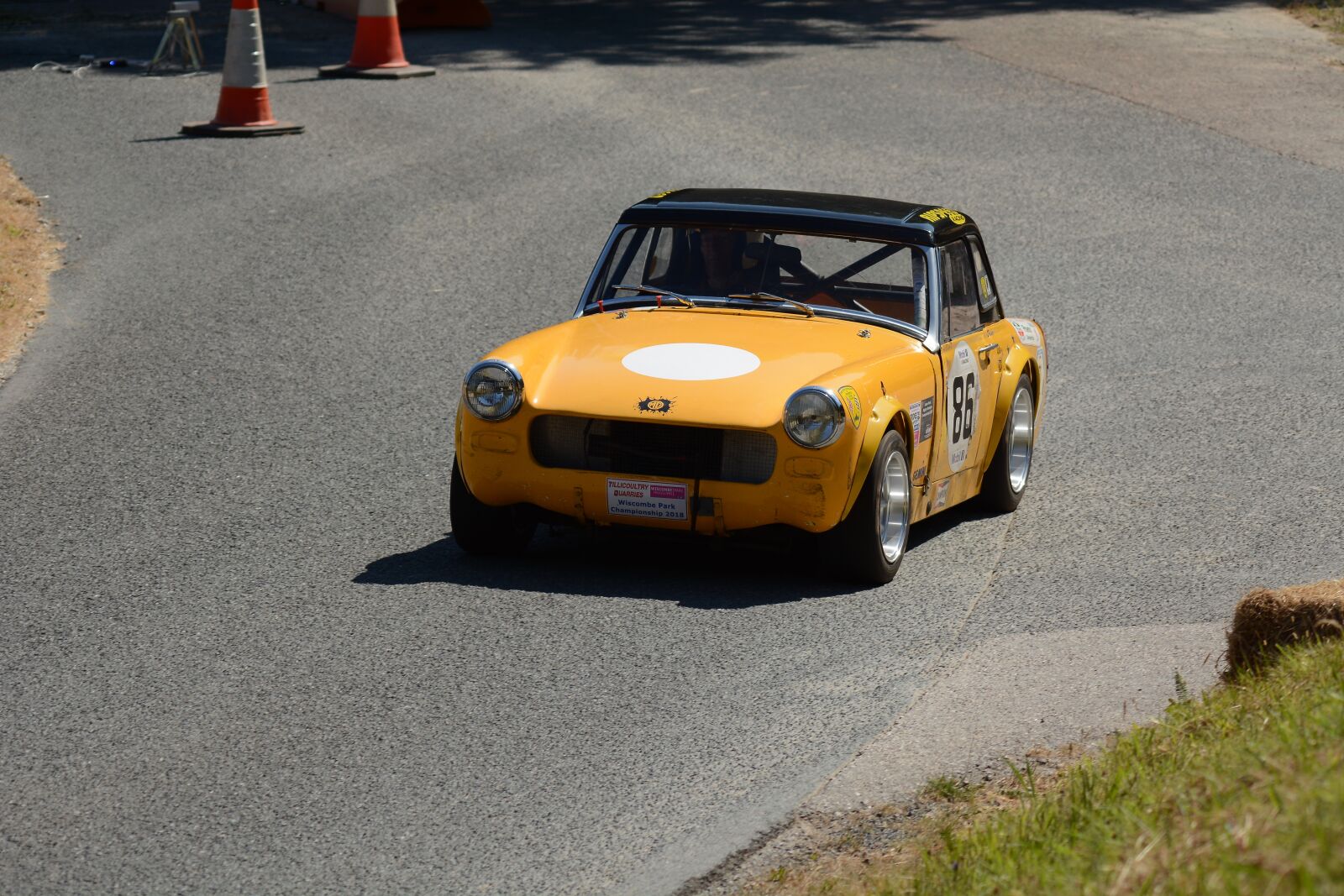 Nikon D7100 sample photo. Sprite, yellow, race car photography