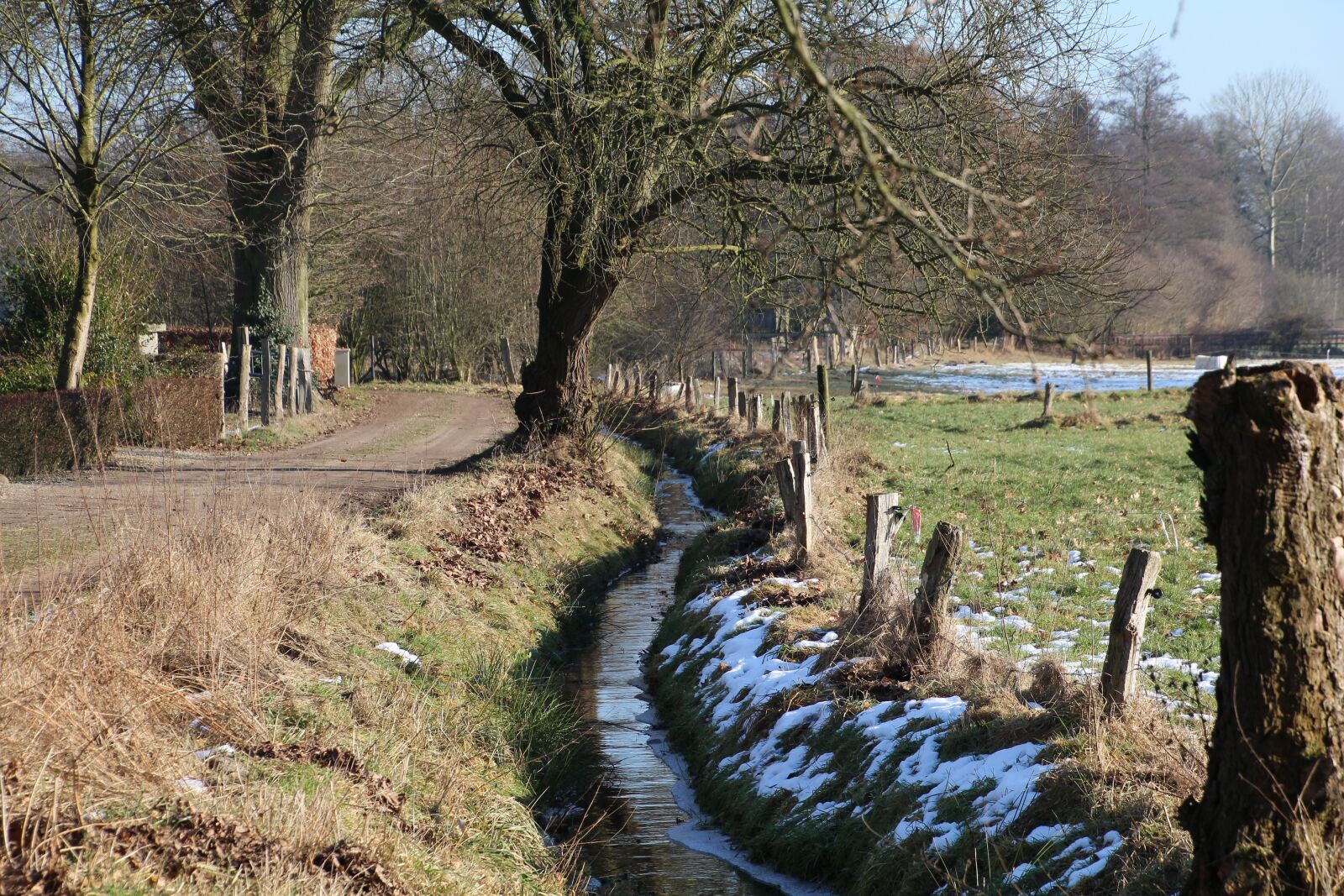 Canon EOS 1200D (EOS Rebel T5 / EOS Kiss X70 / EOS Hi) sample photo. Winter landscape, netherlands, countryside photography