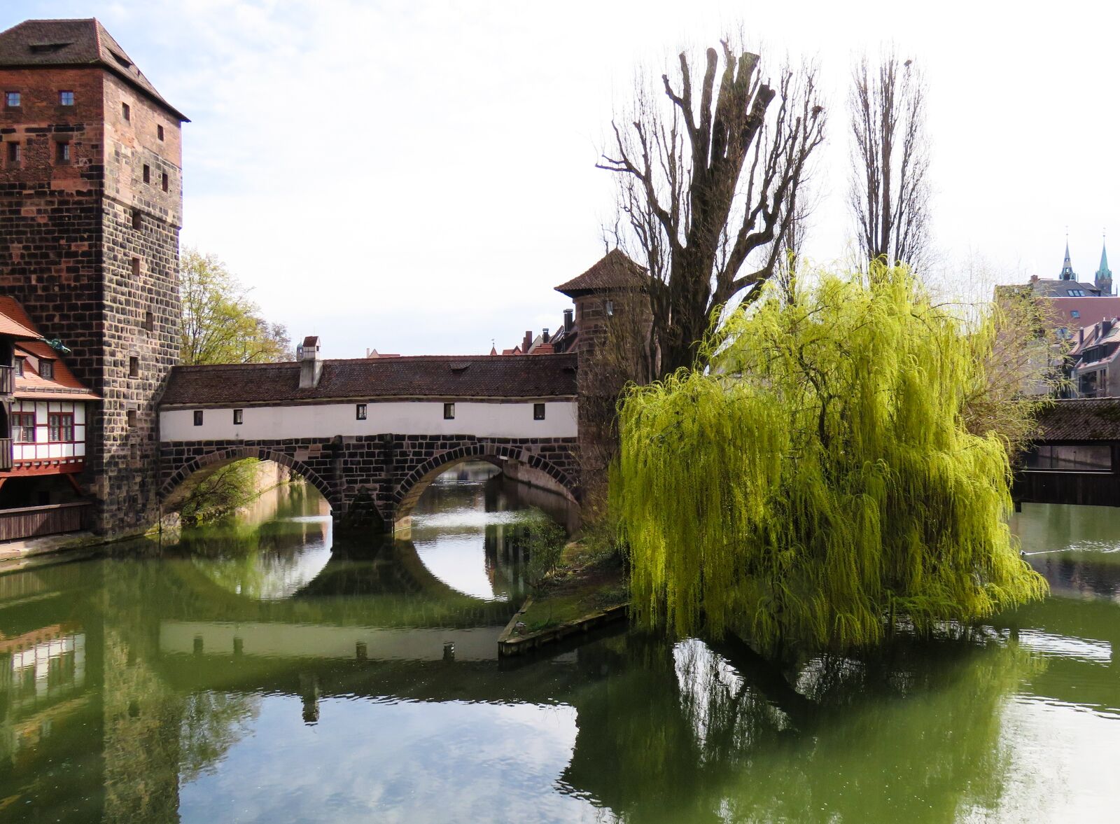 Canon PowerShot SX710 HS sample photo. Nuremberg, hangman's bridge, historic photography