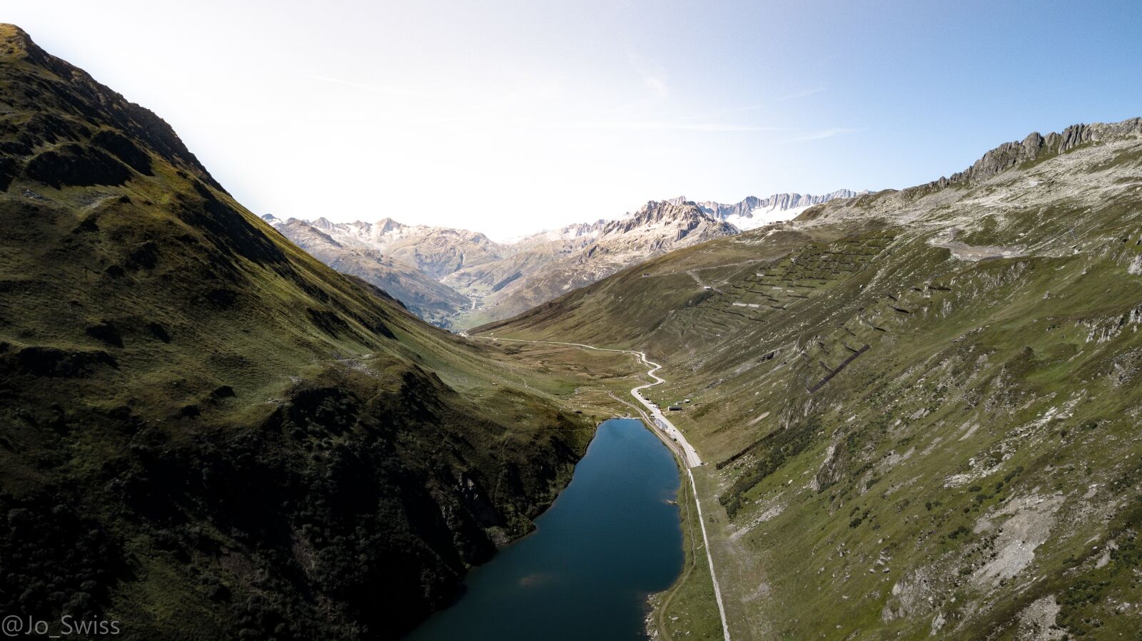 DJI FC220 sample photo. Snow, switzerland, mountain photography