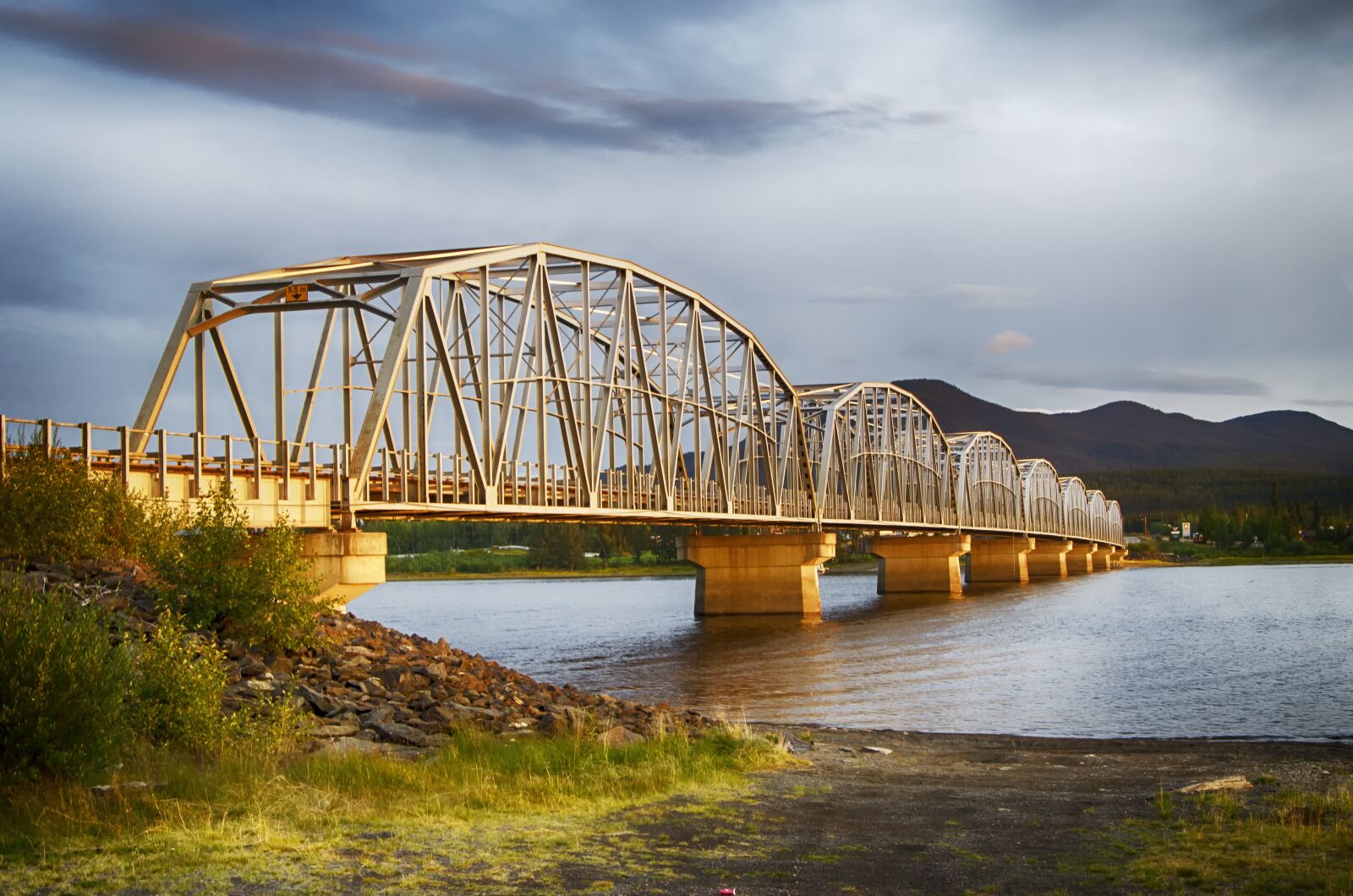 Nikon D5100 sample photo. Yukon, teslin river, bridge photography