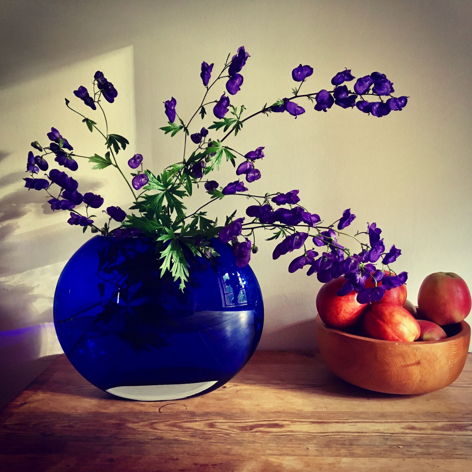 Apple iPhone 6s sample photo. Purple, petaled, flower, arrangement photography
