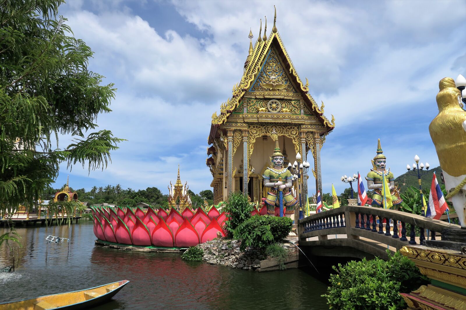 Canon PowerShot G7 X sample photo. Temple, thailand, koh samui photography