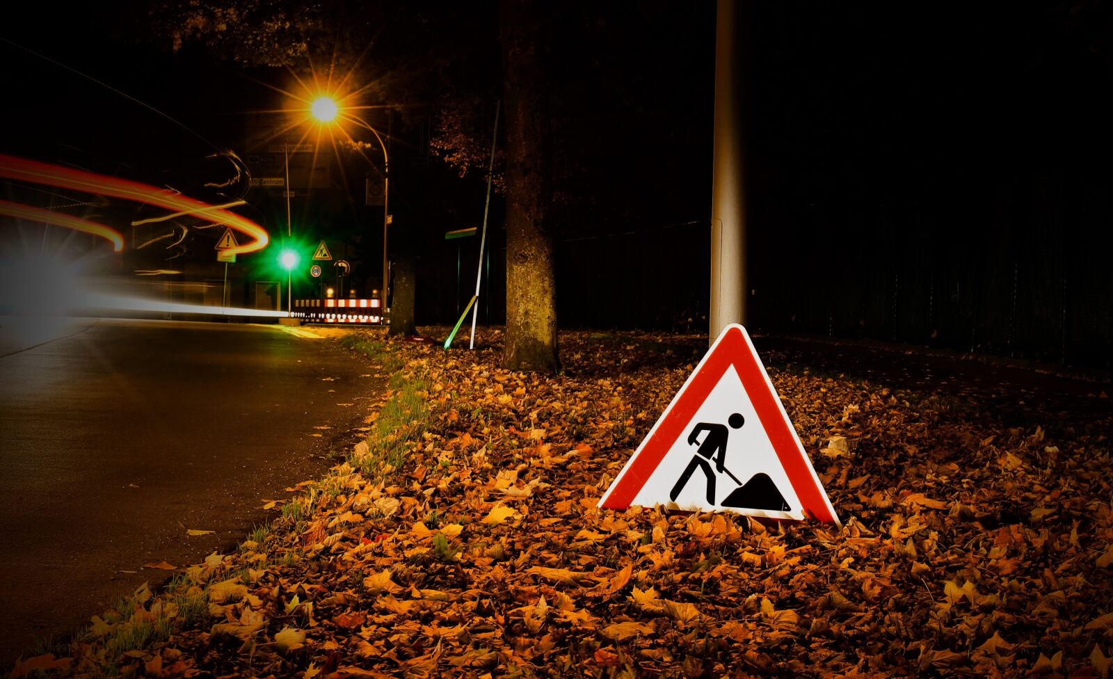 Canon EF-S 35mm F2.8 Macro IS STM sample photo. Road, autumn, leaves photography