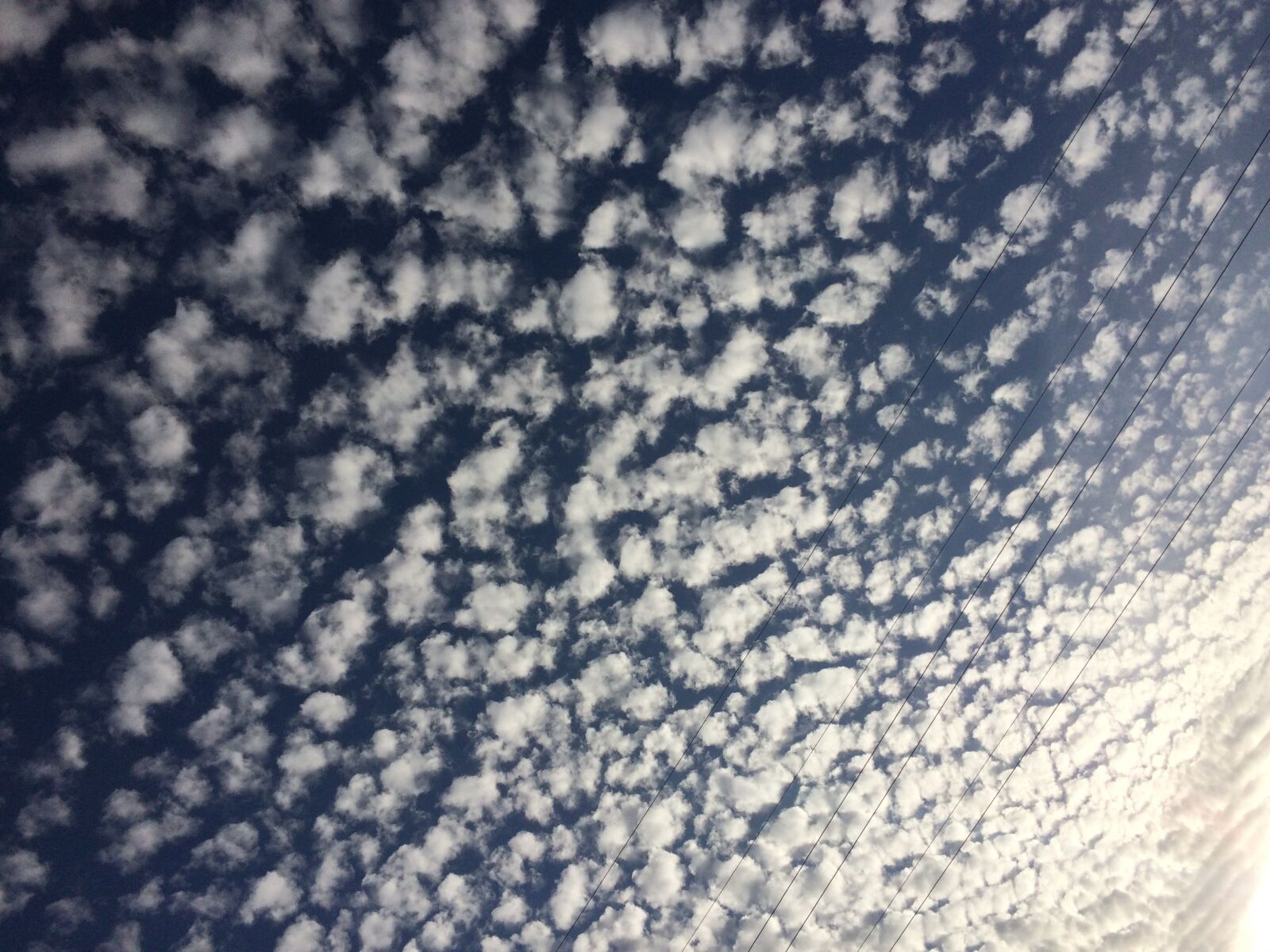 Apple iPhone 5s sample photo. Clouds, sky, cirrocumulus photography