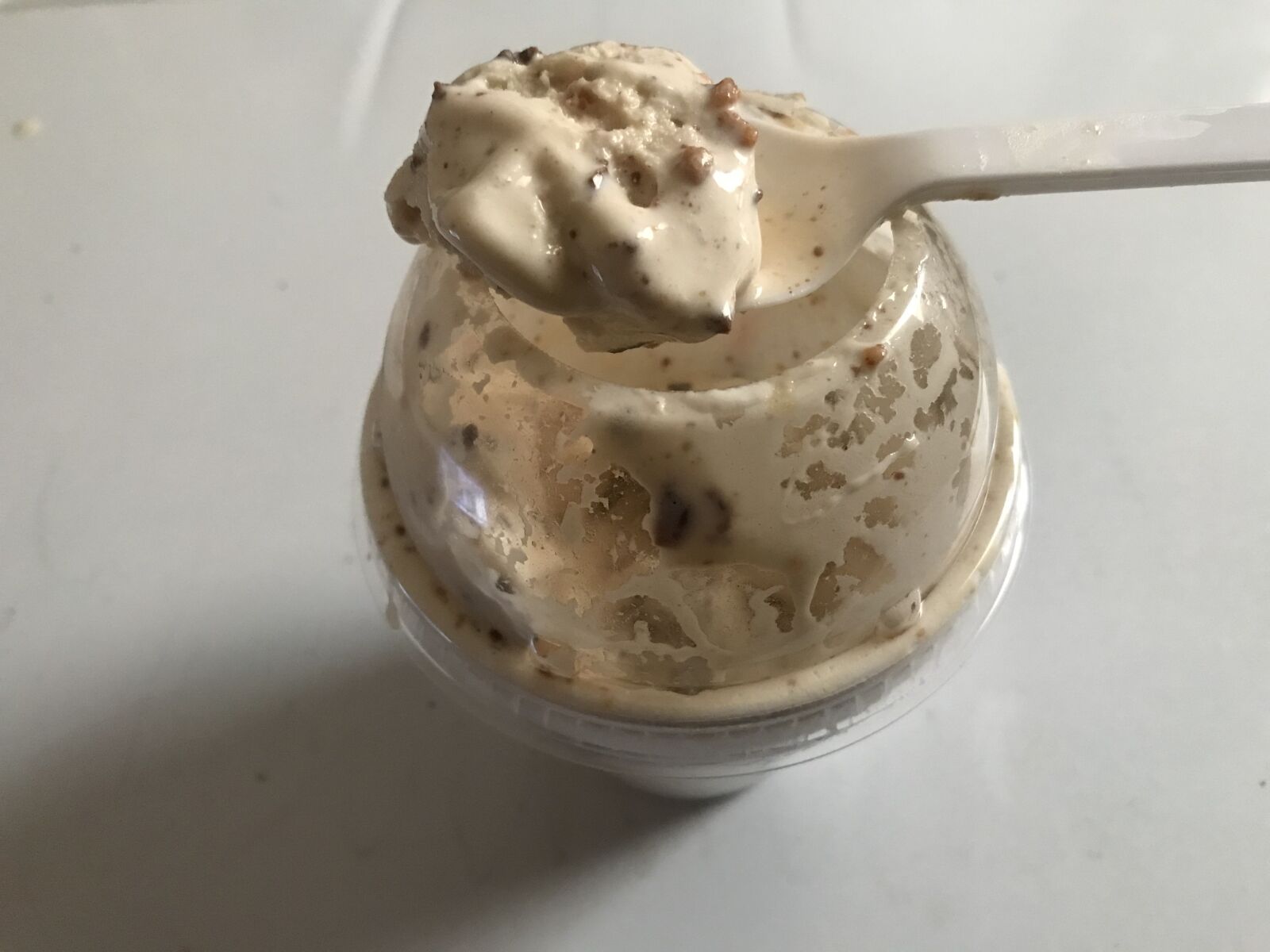 iPhone 7 Plus back dual camera 3.99mm f/1.8 sample photo. Ice cream, spoon, dessert photography