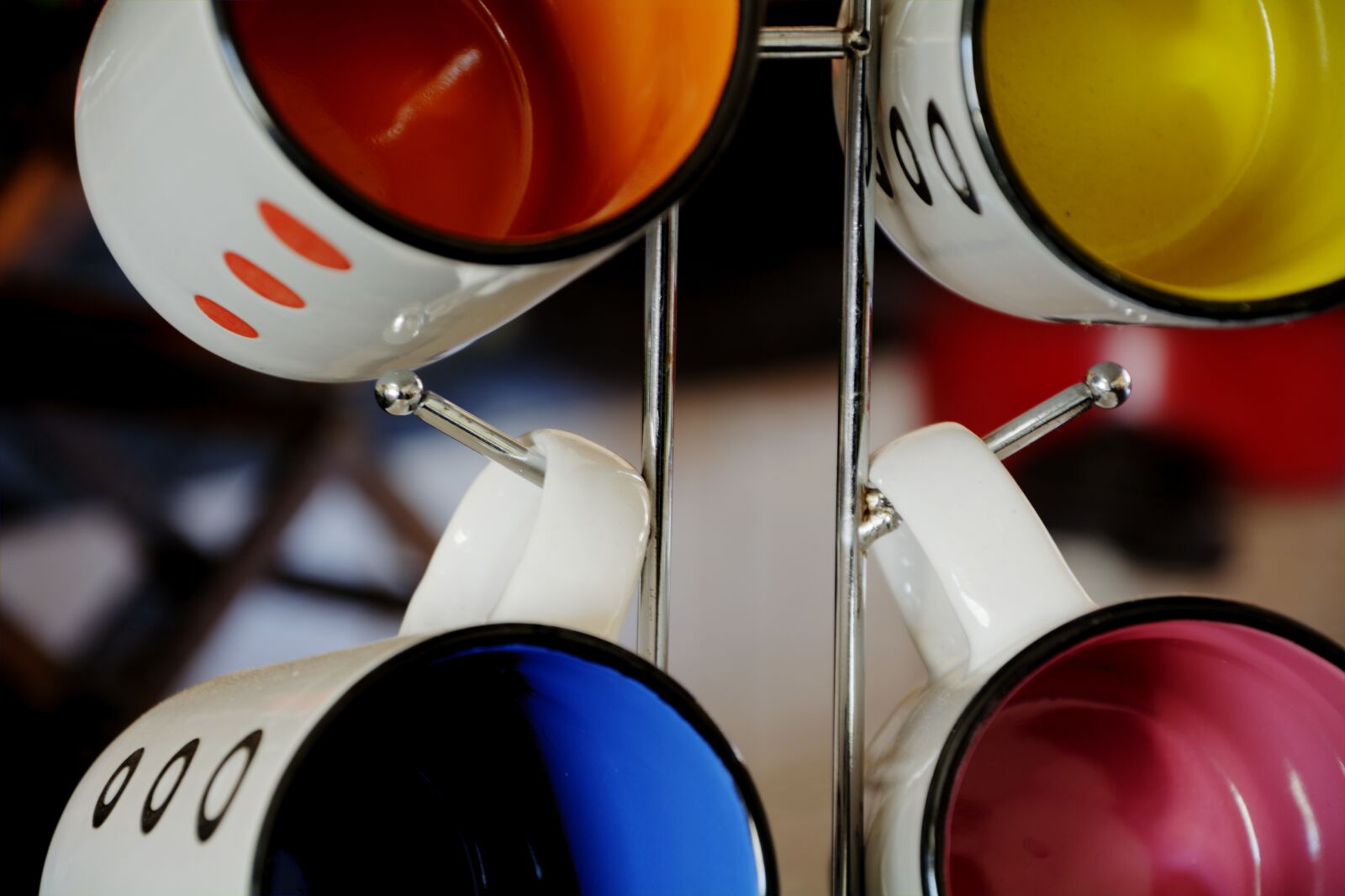 Nikon D5200 sample photo. Mug holder, steel, creative photography