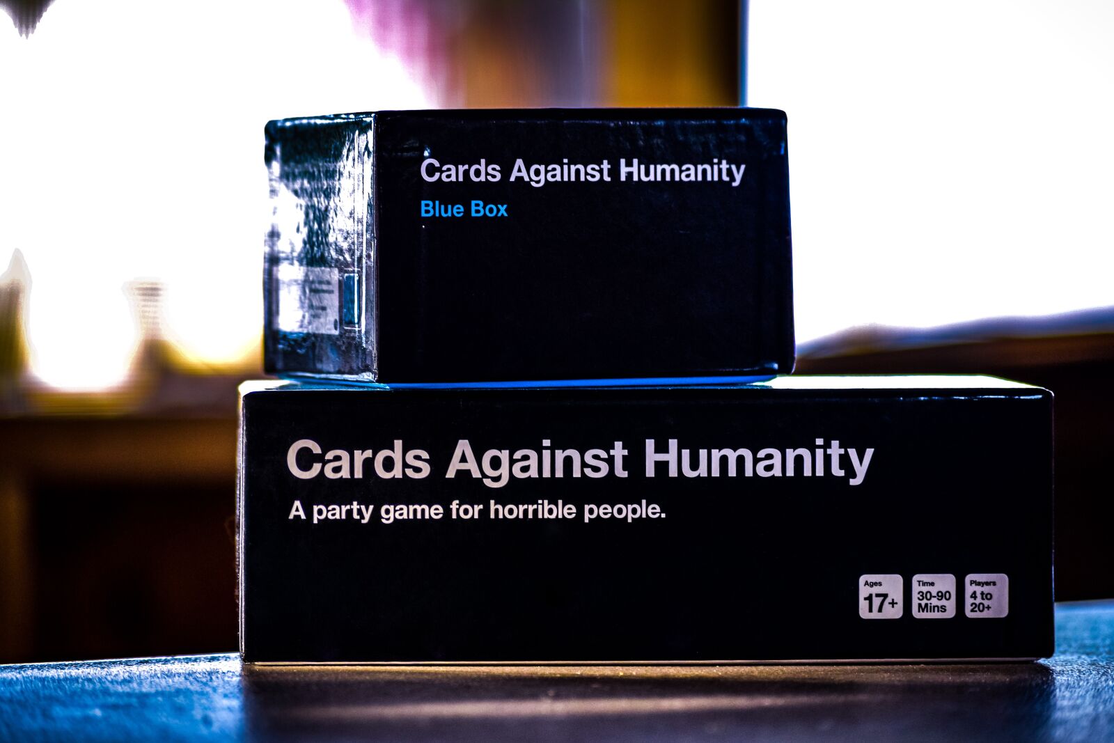 Nikon D3300 sample photo. Cards against humanity, card photography