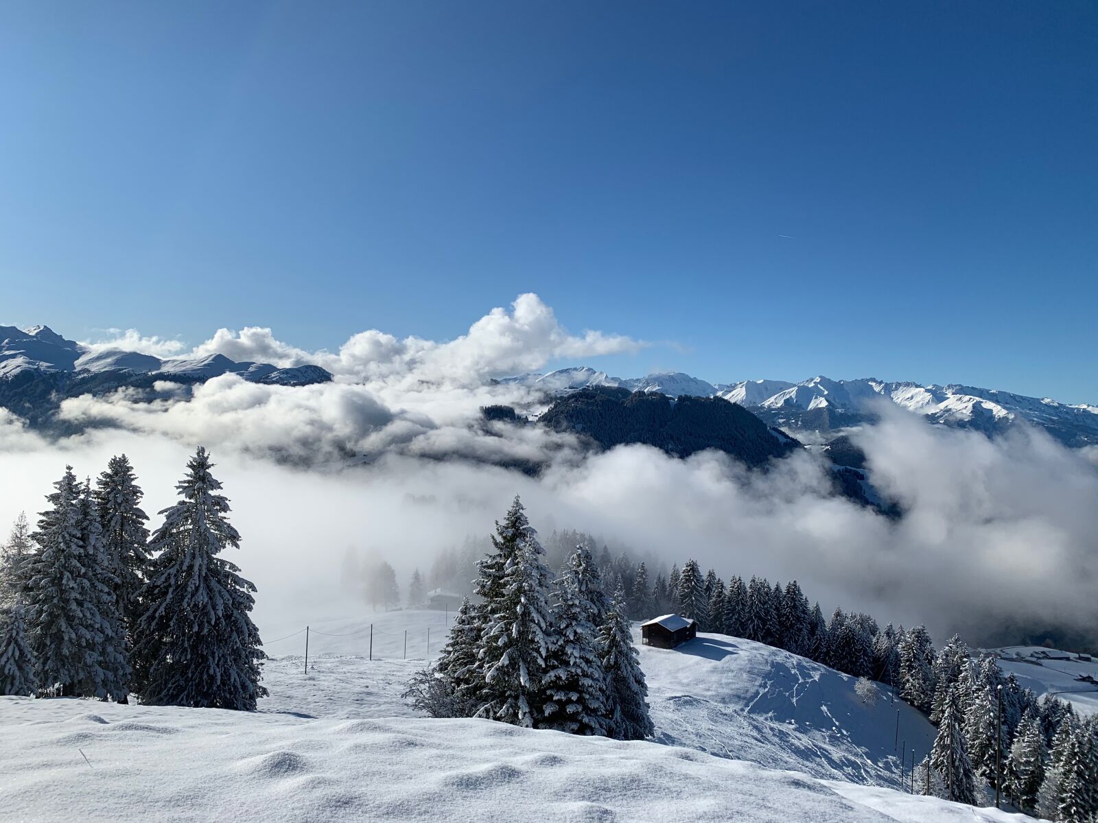 iPhone XR back camera 4.25mm f/1.8 sample photo. Graub nden, praettigau, east photography
