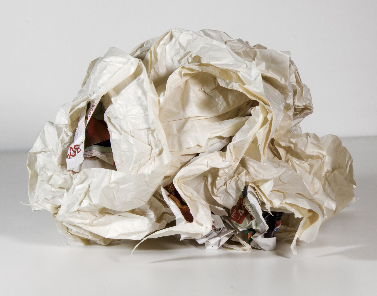 Canon EOS 50D sample photo. Paper ball, crumpled paper photography