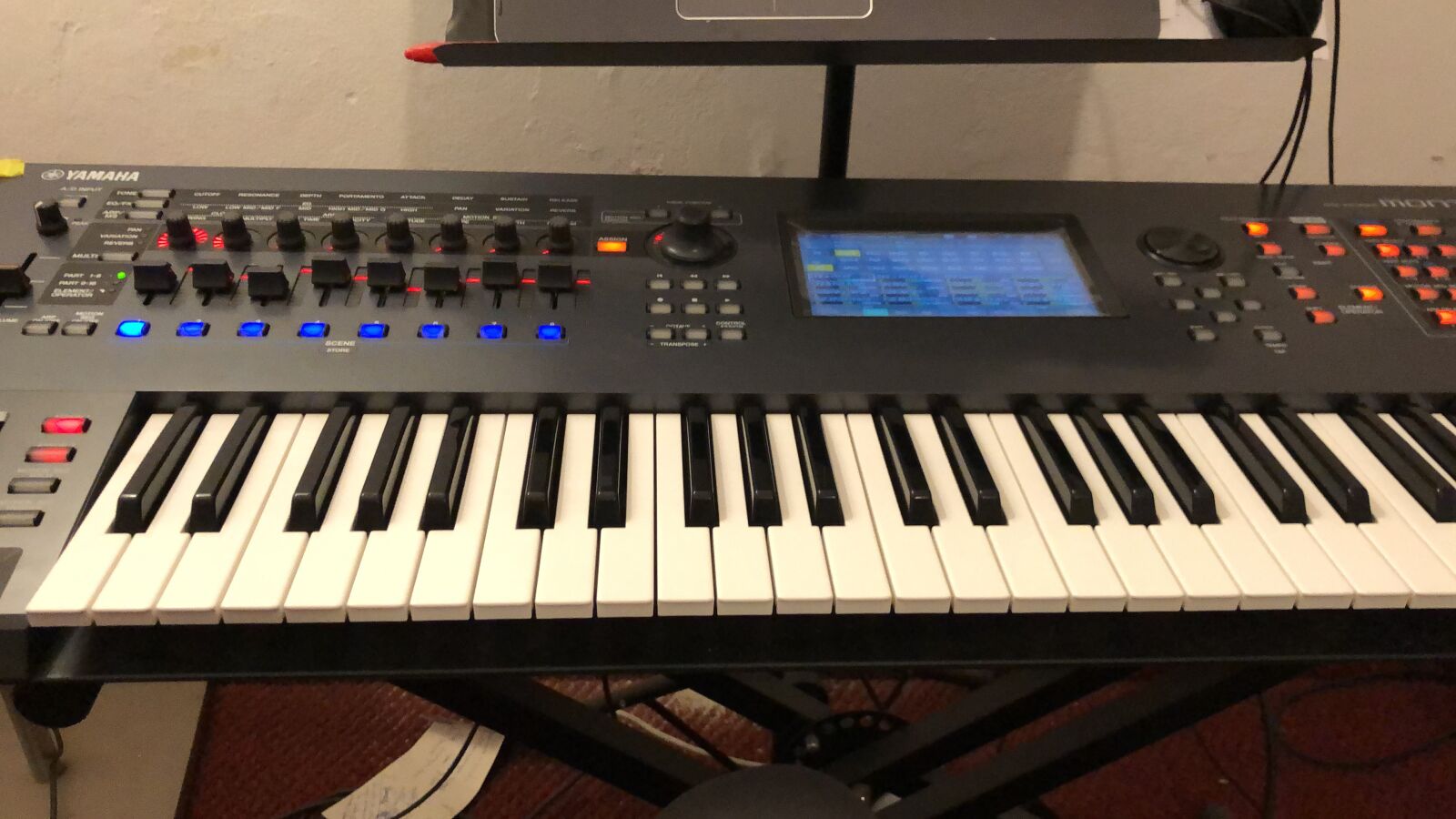 Apple iPhone X + iPhone X back camera 4mm f/1.8 sample photo. Keyboard, piano, music photography