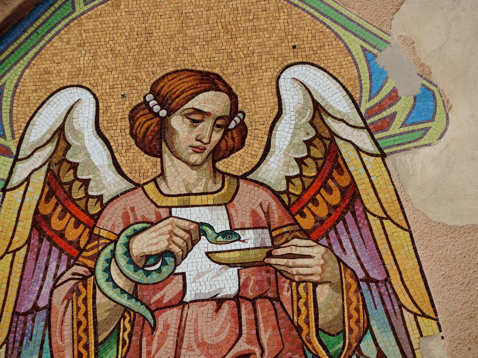 Nikon Coolpix P520 sample photo. Art, painting, religion, mosaic photography