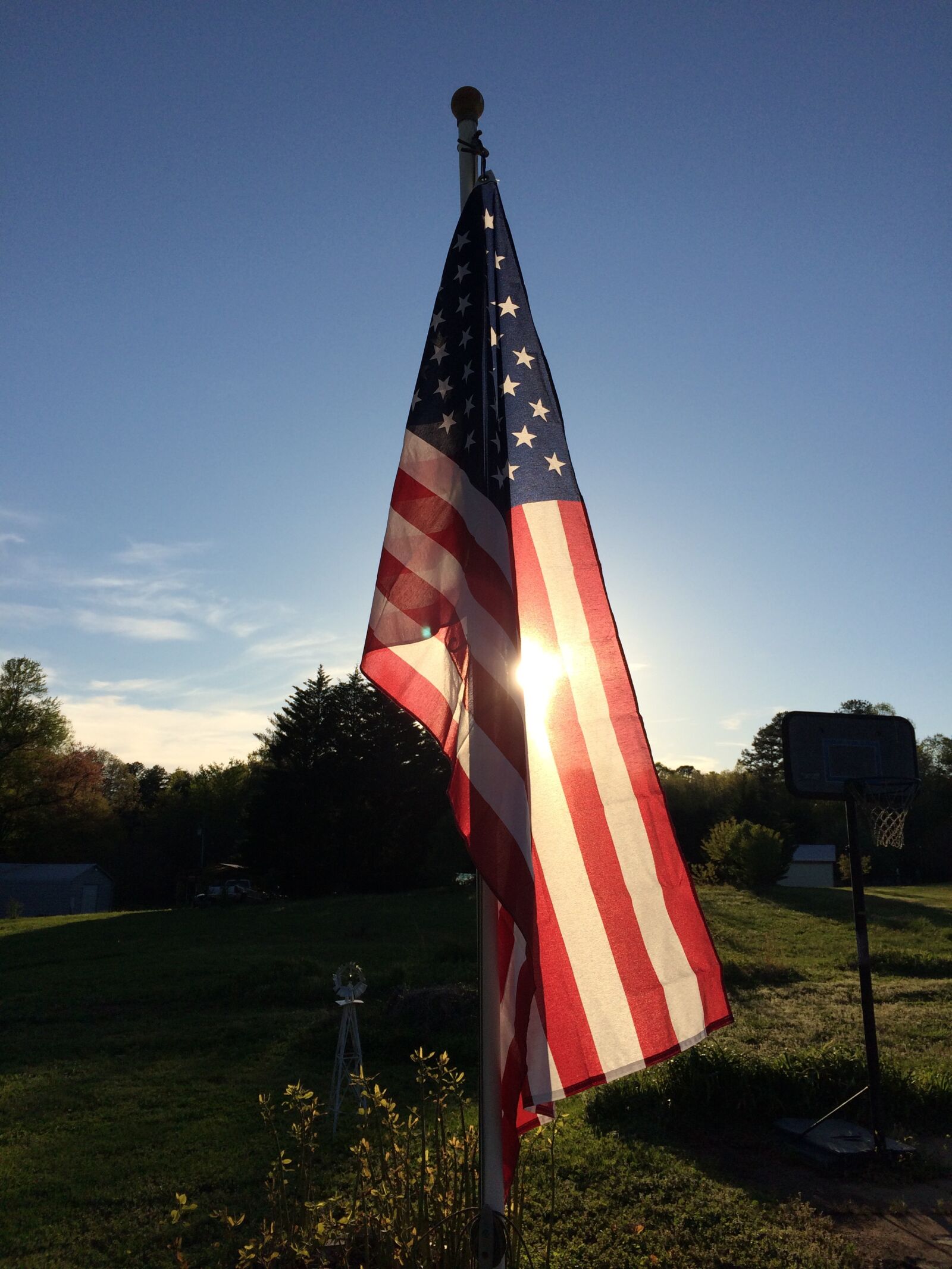 iPhone 5s back camera 4.15mm f/2.2 sample photo. Flag, united states, american photography