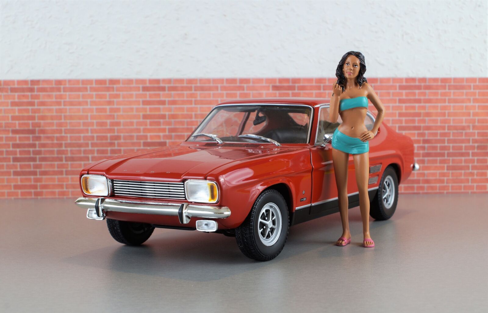 Sony DT 18-70mm F3.5-5.6 sample photo. Model car, ford, capri photography