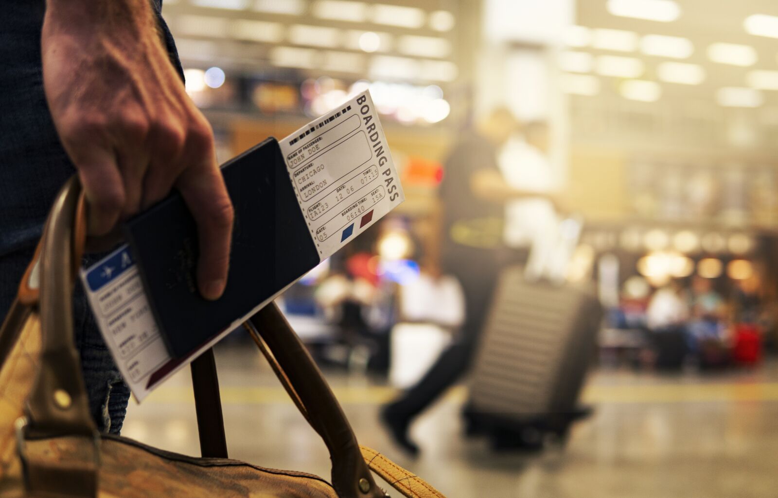 30mm F1.4 DC DN | Contemporary 016 sample photo. Travel, airport, boarding pass photography