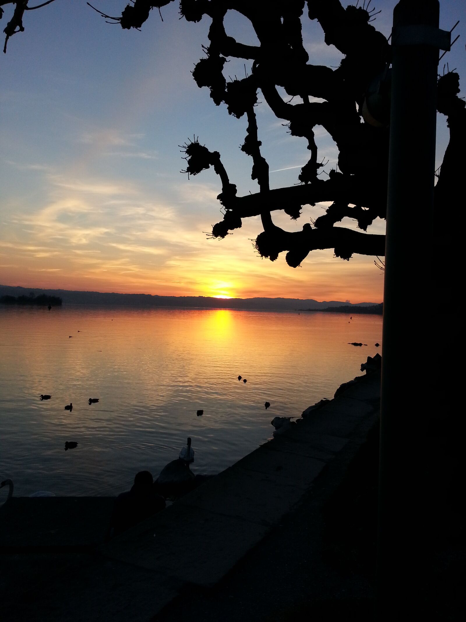 Samsung Galaxy Note2 sample photo. Sunset, abendstimmung, lake photography