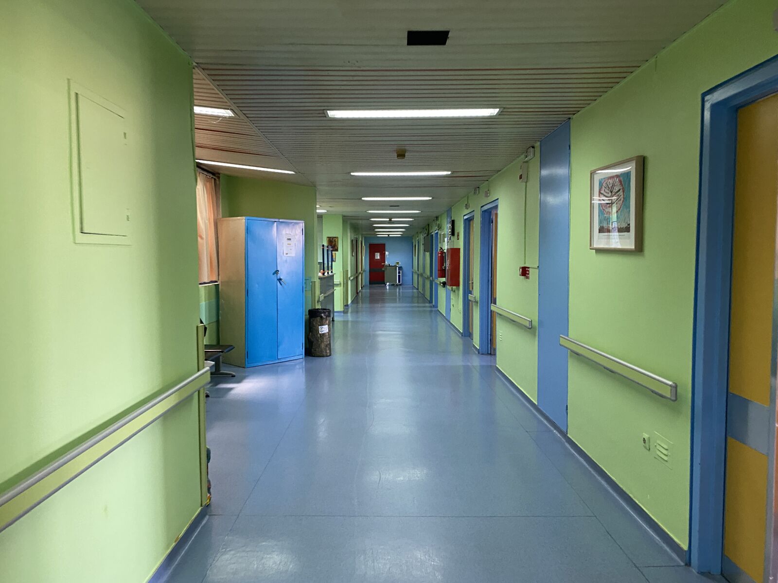 Apple iPhone 11 Pro sample photo. Hospital, tunnel, asylum photography