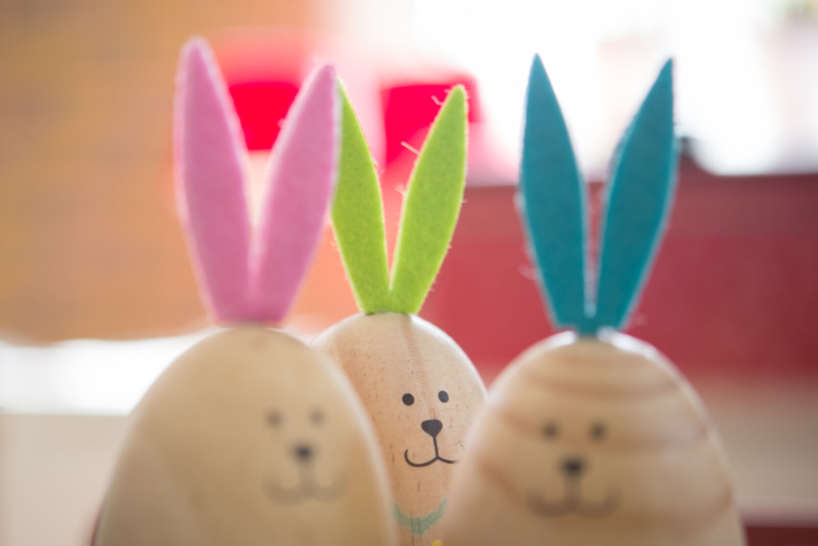 Nikon AF-S Micro-Nikkor 60mm F2.8G ED sample photo. Bunny, colors, ears, easter photography