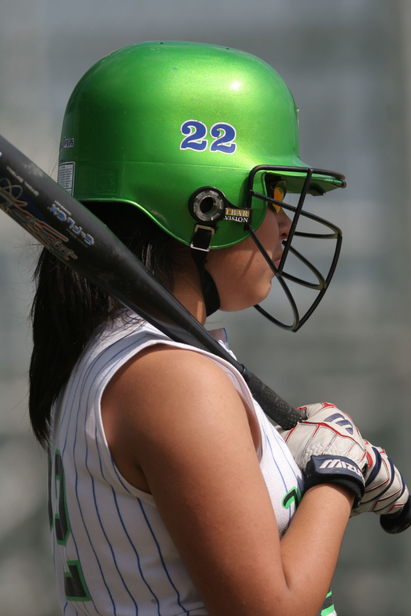 Canon EOS 20D sample photo. Softball, player, female photography