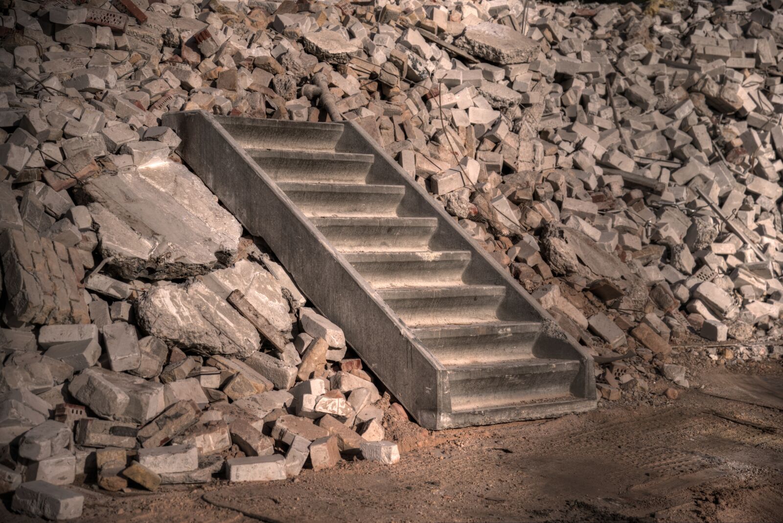 Nikon D600 sample photo. Stairs, concrete, construction photography