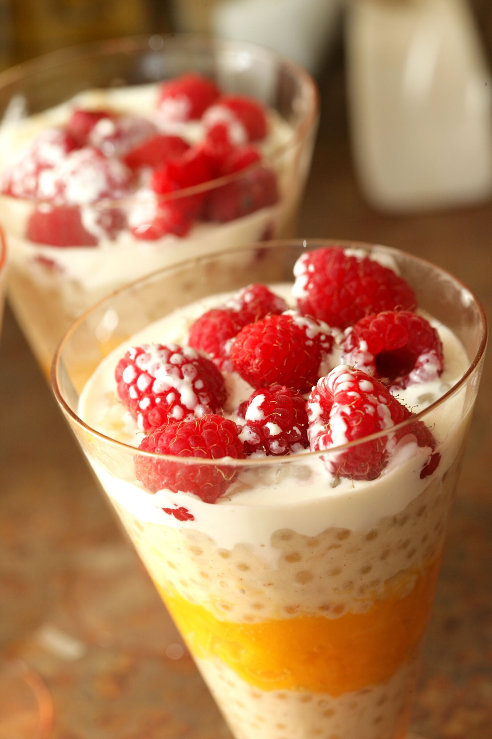 Canon EOS-1Ds Mark II sample photo. Fruit, raspberry, parfait photography