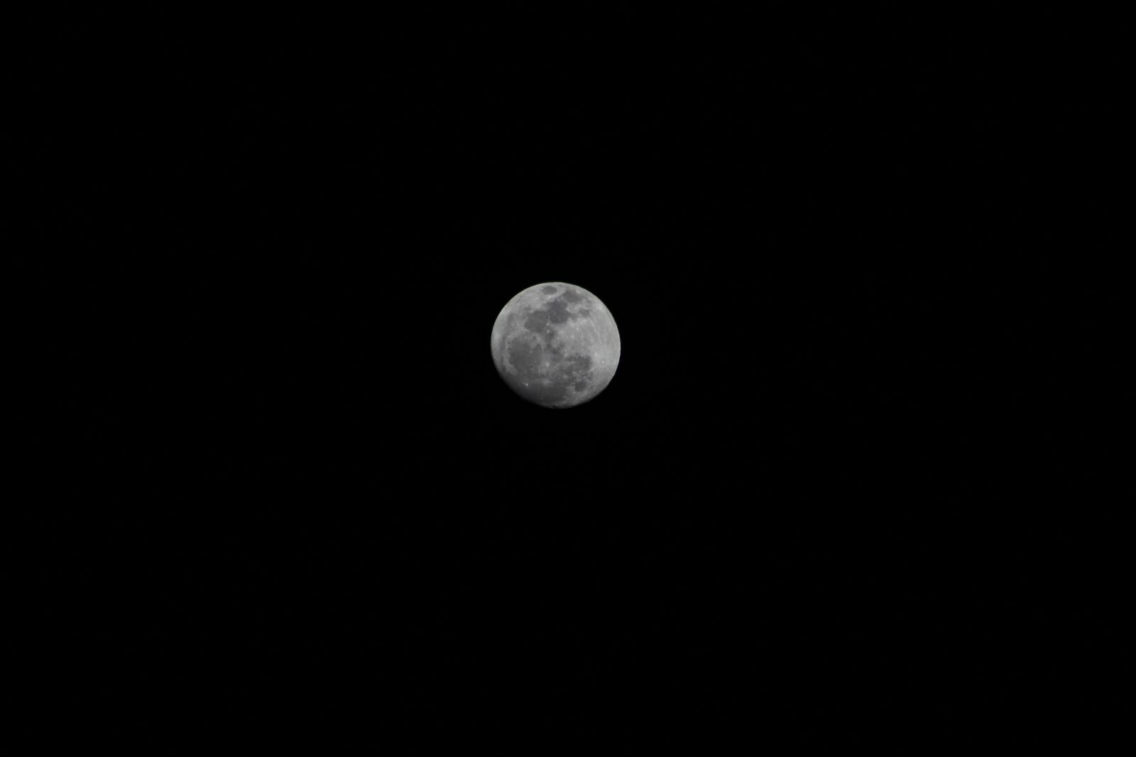 Canon EOS 1300D (EOS Rebel T6 / EOS Kiss X80) sample photo. Moon, night, dark photography
