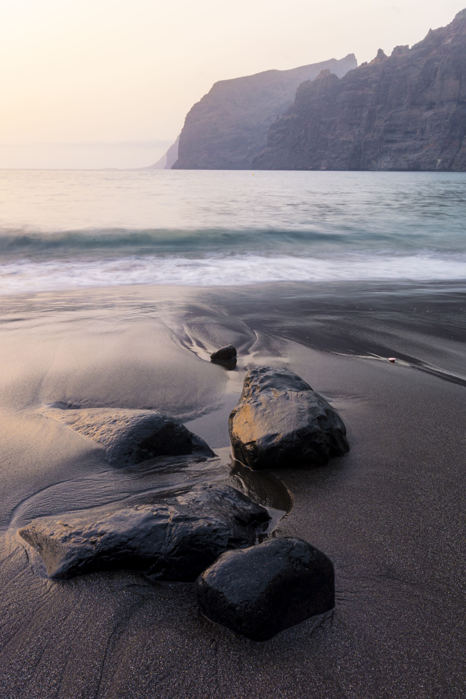 Nikon D5200 sample photo. Sea, black sand, stones photography
