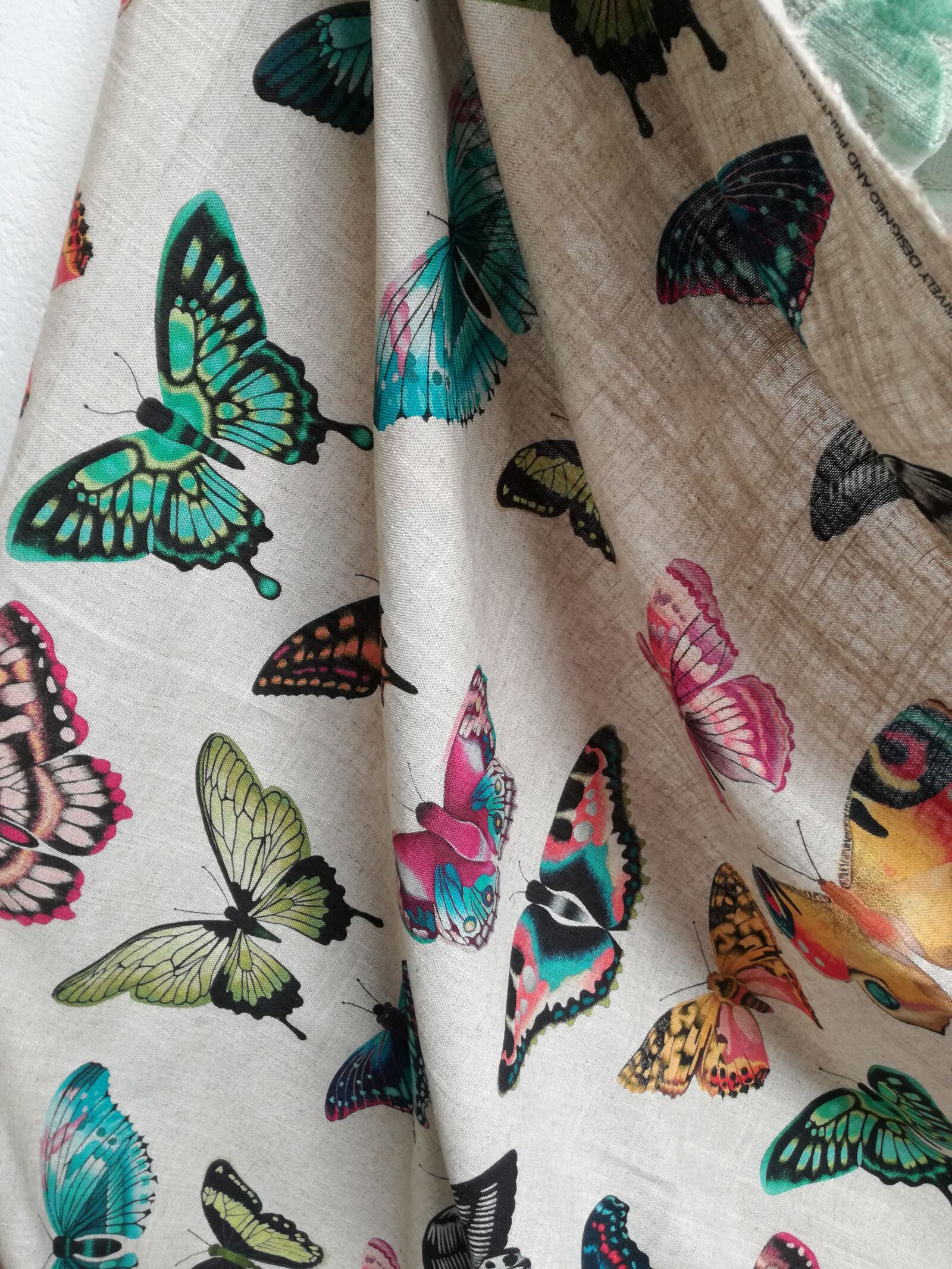 HUAWEI P9 LITE sample photo. Fabric, butterflies, creativity photography