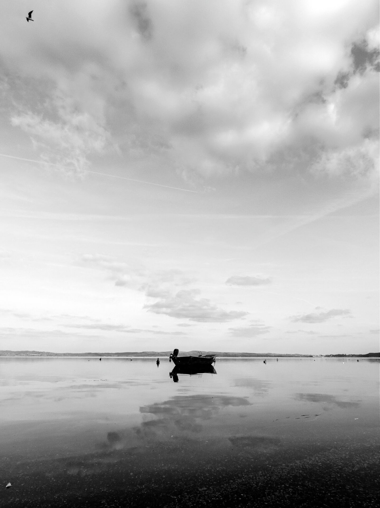 Nikon Coolpix P520 sample photo. Boat, reflections, lake photography