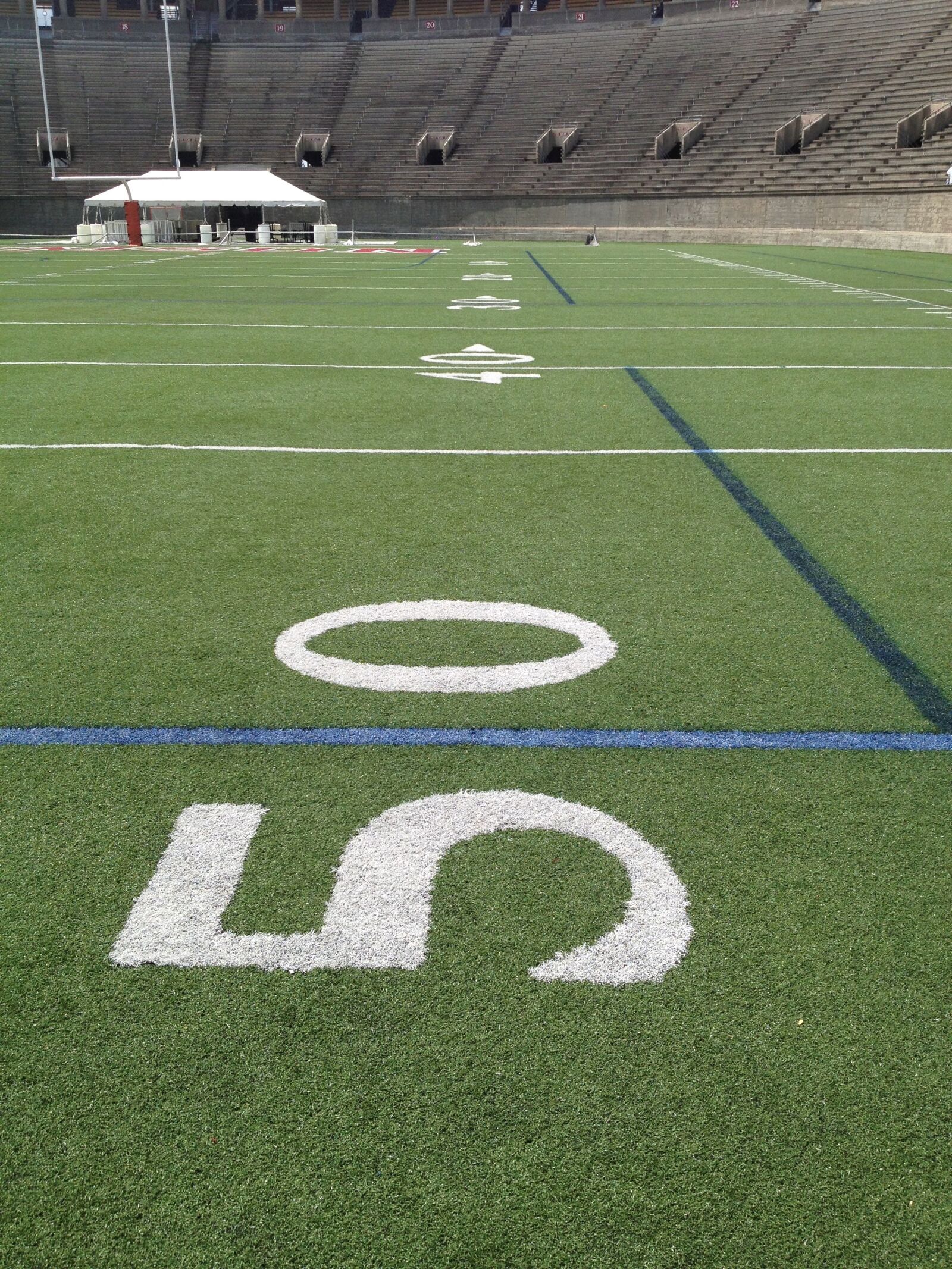 Apple iPhone 4S sample photo. The, 50, yard line photography